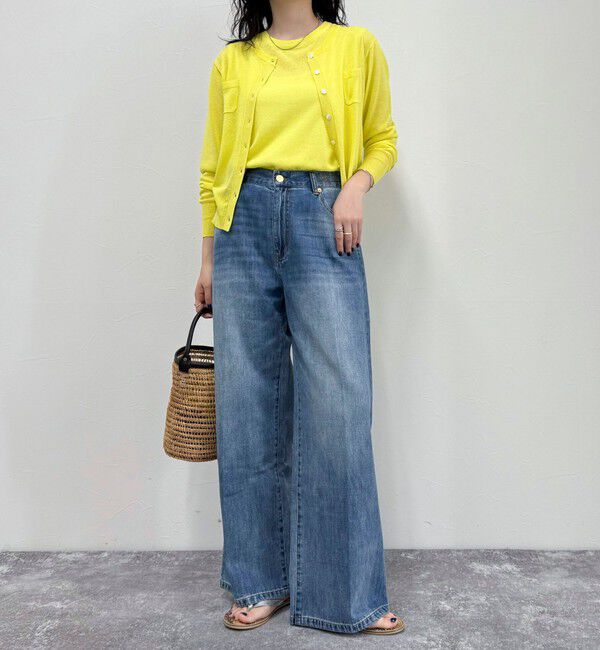 fredy emue「リネン混ポケ付きカーディガン」|カーディガン|