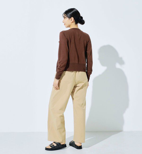 fredy emue「リネン混ポケ付きカーディガン」|カーディガン|