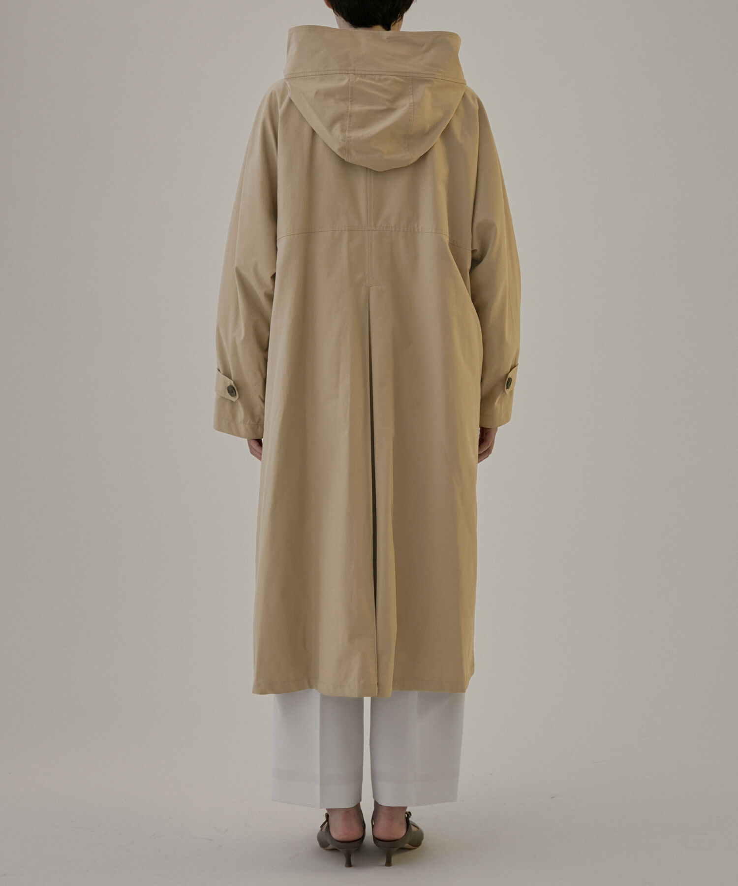 SALON adam et rope'「2WAYフード付きスタンドカラートレンチコート」|トレンチコート|