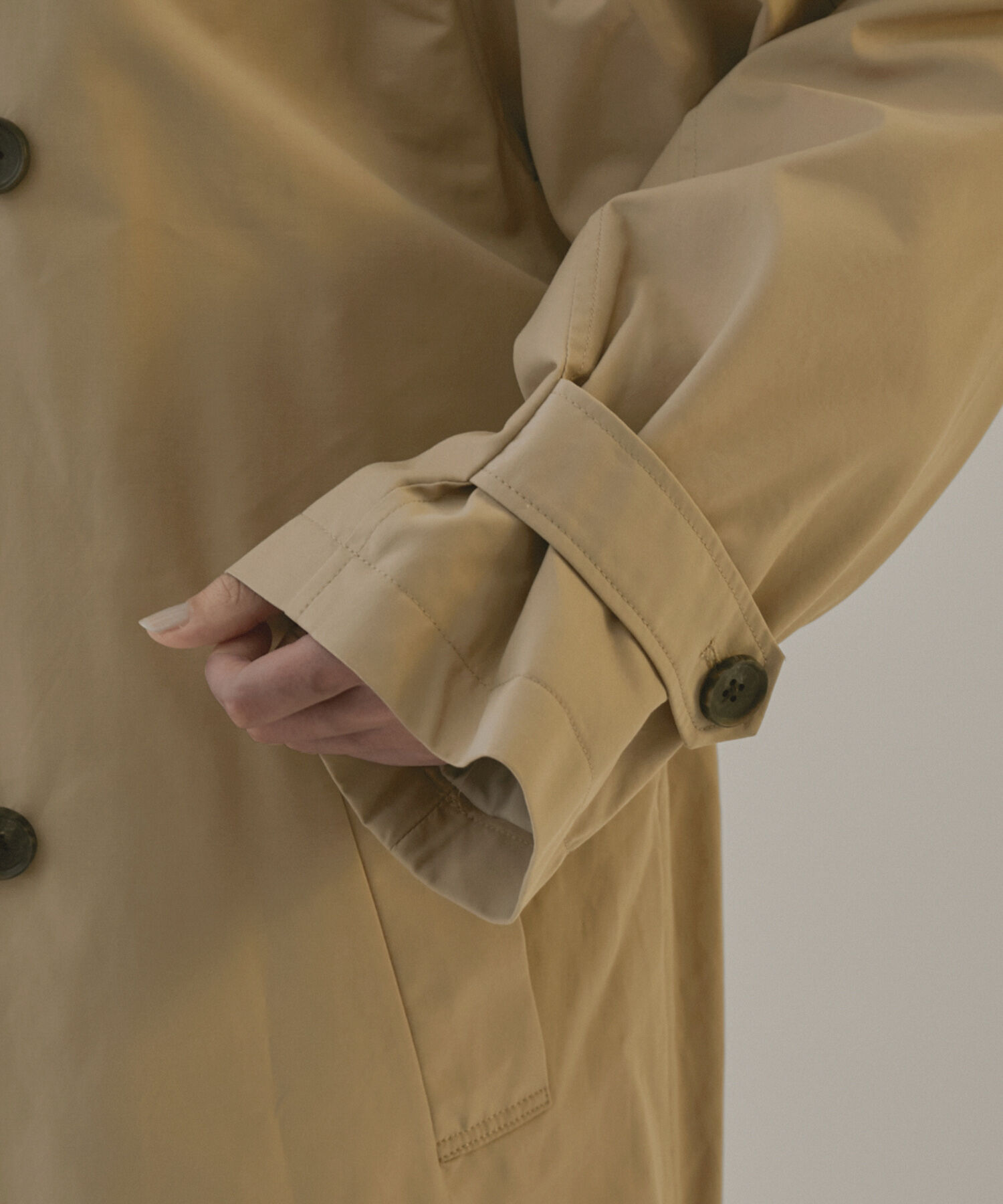 SALON adam et rope'「2WAYフード付きスタンドカラートレンチコート」|トレンチコート|