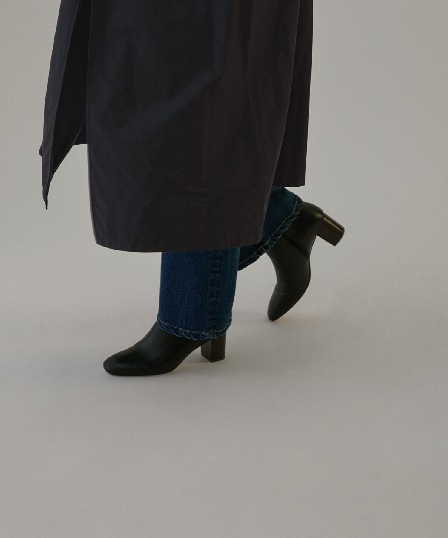 SALON adam et rope'「2WAYフード付きスタンドカラートレンチコート」|トレンチコート|