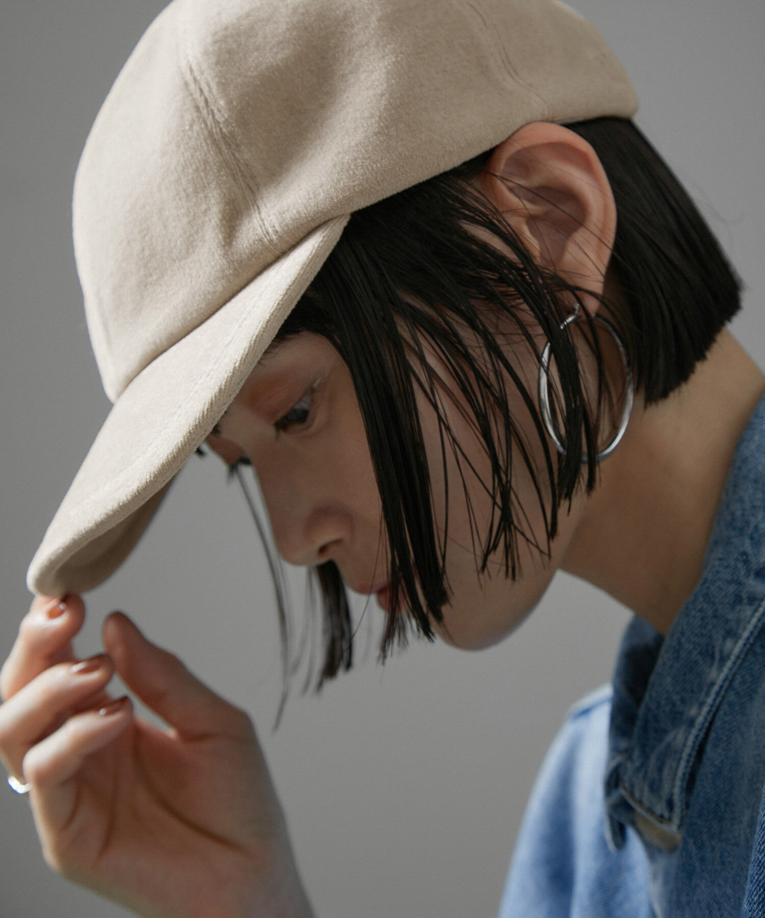 SALON adam et rope'「キャップ-CreamyCotton /クリーミーコットン-」|キャップ・キャスケット|