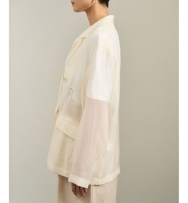 SALON adam et rope'「シアーリライムテーラードジャケット」|テーラードジャケット|