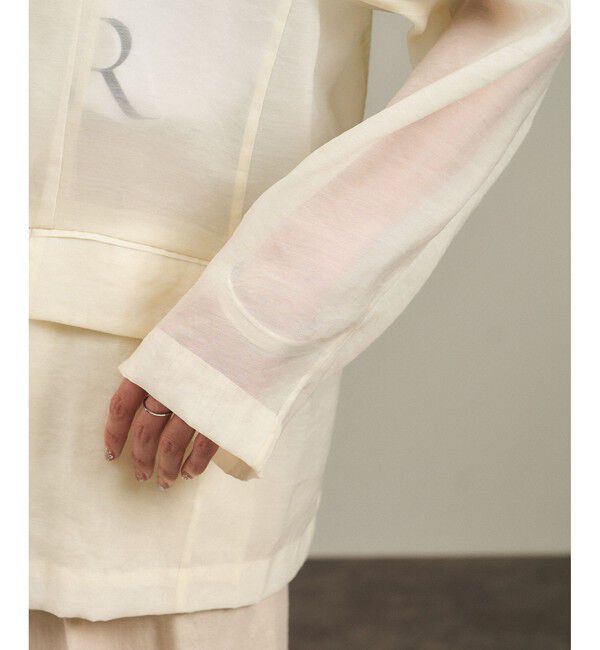 SALON adam et rope'「シアーリライムテーラードジャケット」|テーラードジャケット|