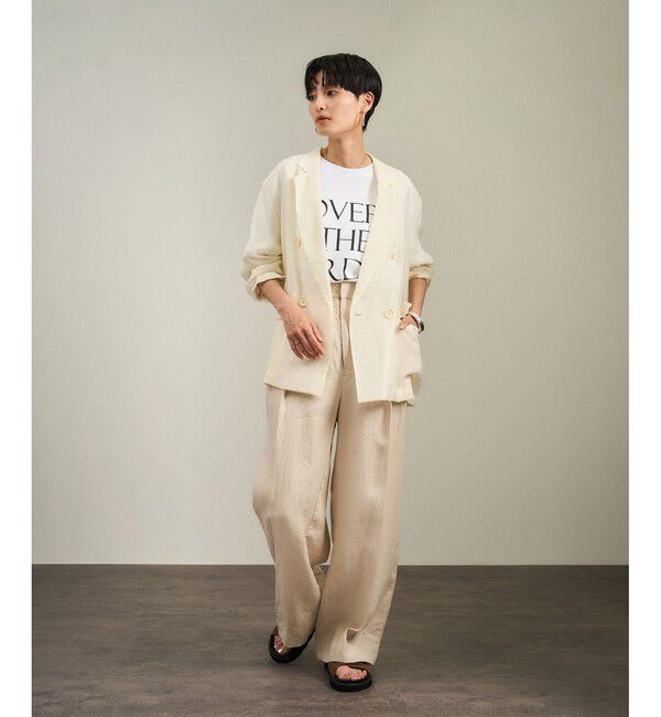 SALON adam et rope'「シアーリライムテーラードジャケット」|テーラードジャケット|