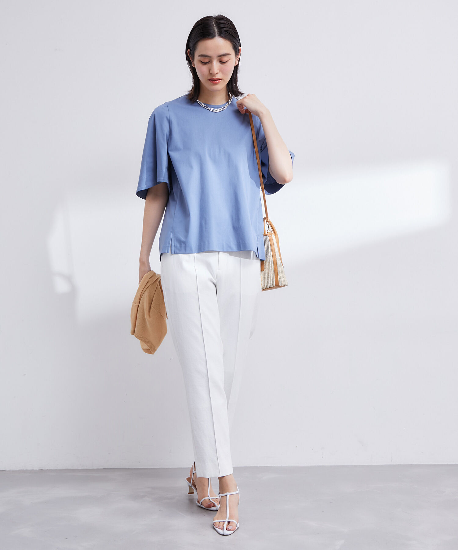 ROPE「【洗える】スリムシルエットシガレットパンツ」|その他|