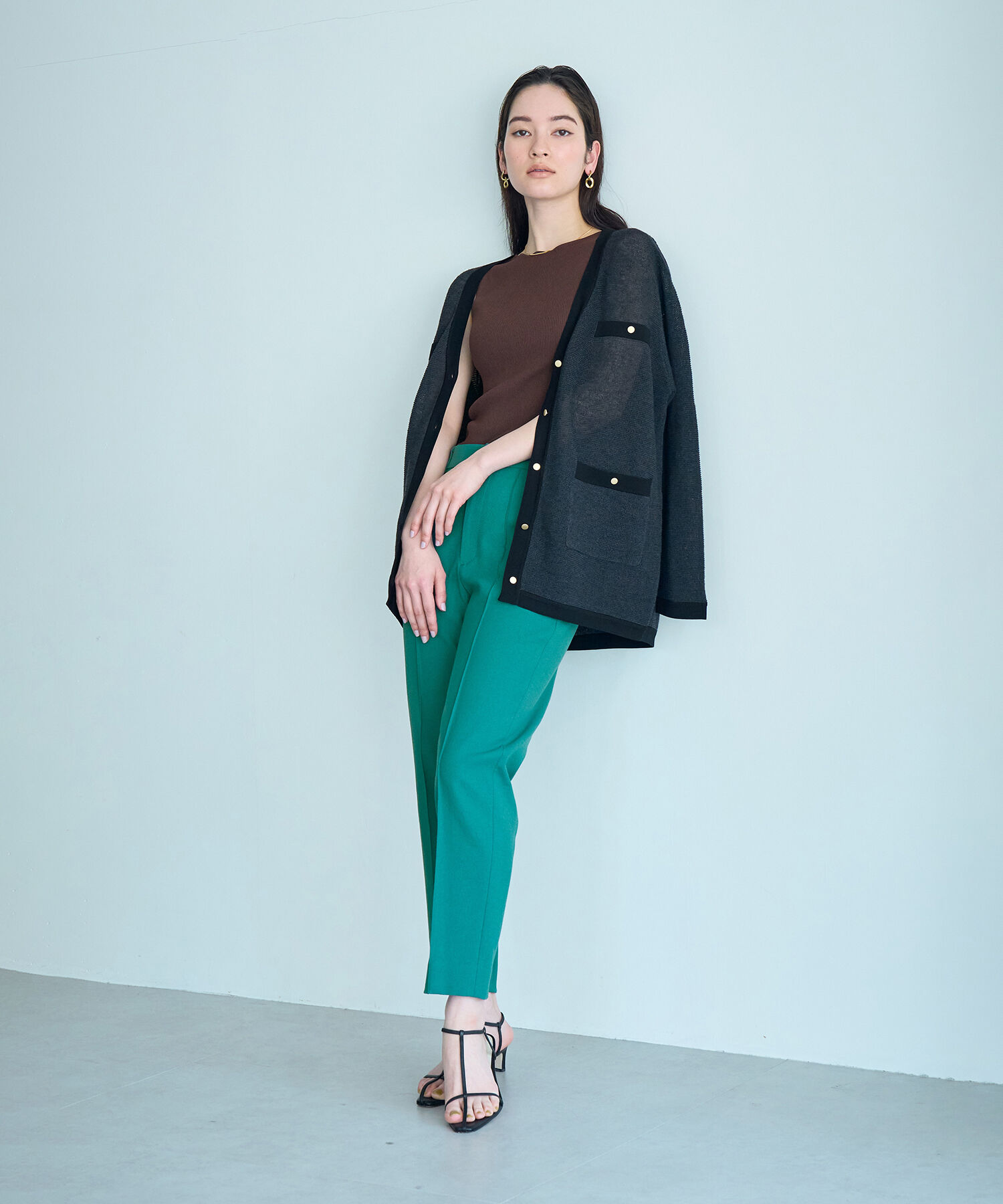 ROPE「【洗える】スリムシルエットシガレットパンツ」|その他|