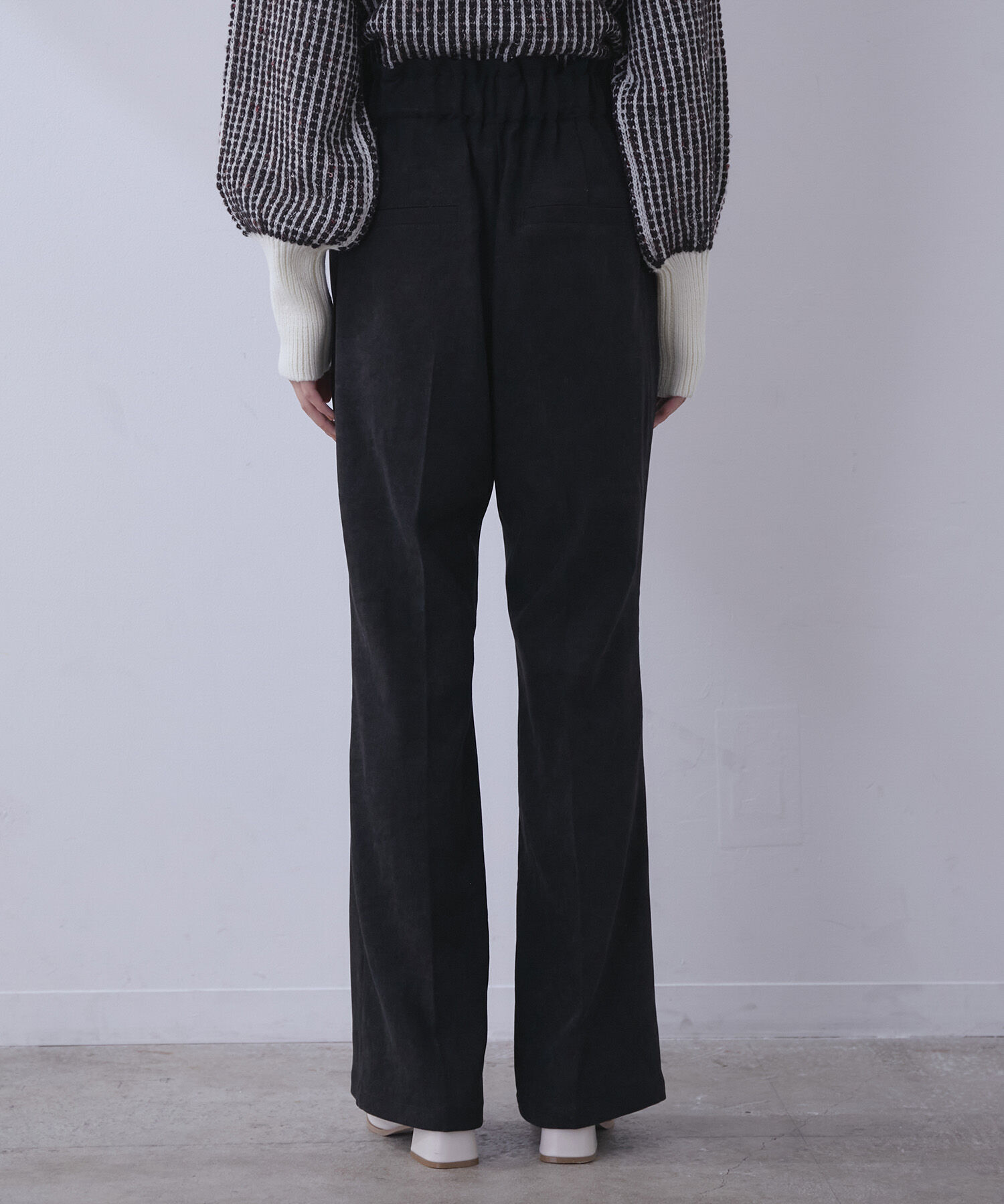 vis-a-vis「【WEB限定】起毛カラーフレアパンツ」|スラックス|