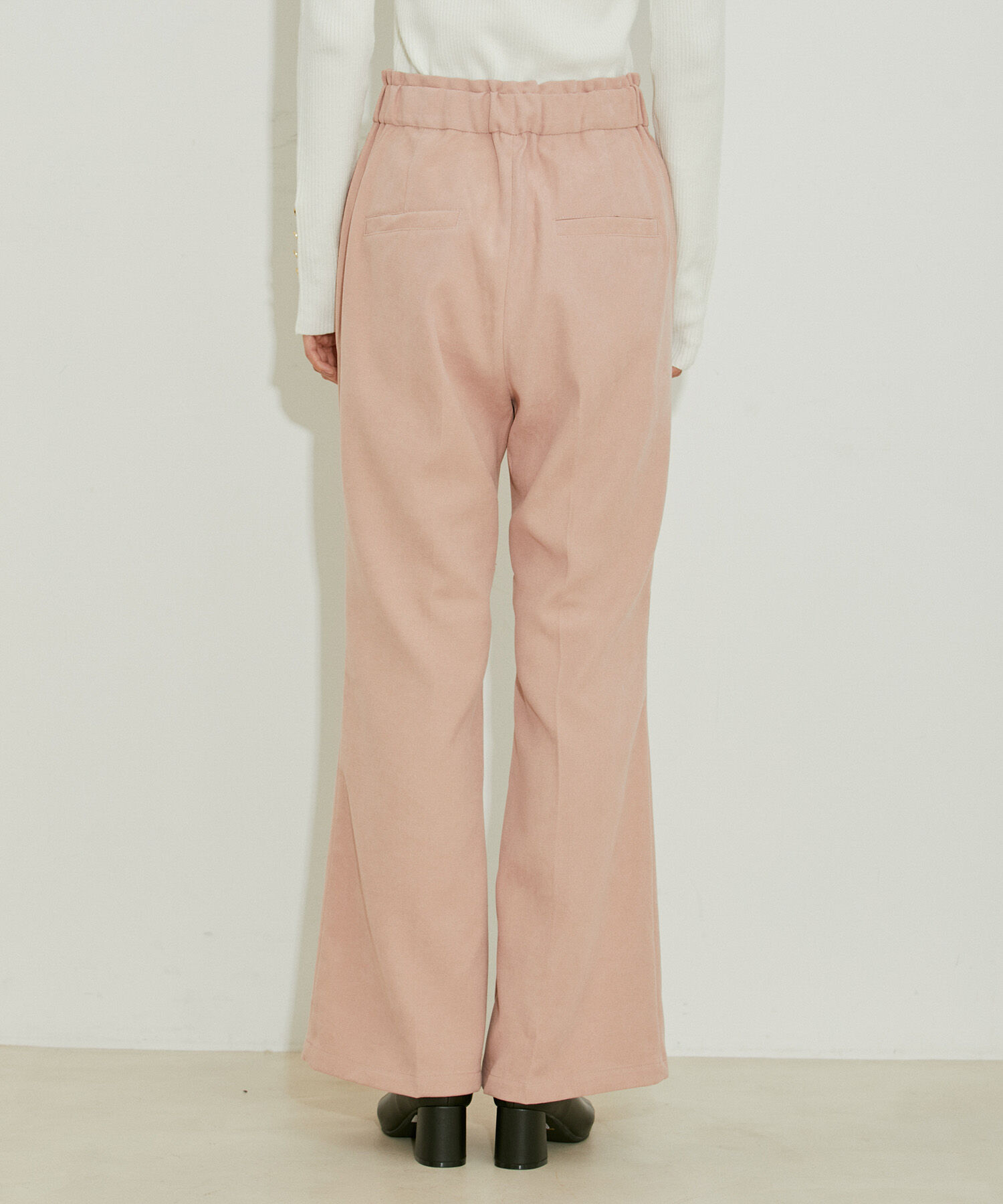 vis-a-vis「【WEB限定】起毛カラーフレアパンツ」|スラックス|