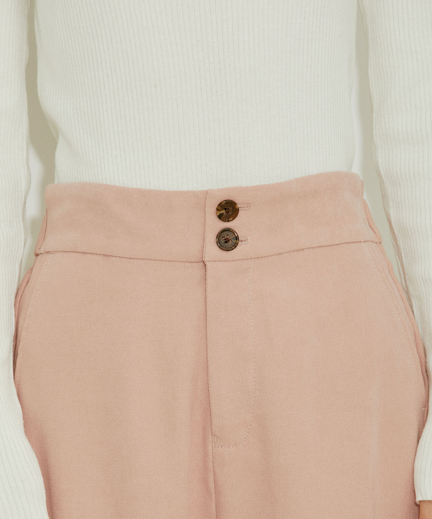 vis-a-vis「【WEB限定】起毛カラーフレアパンツ」|スラックス|