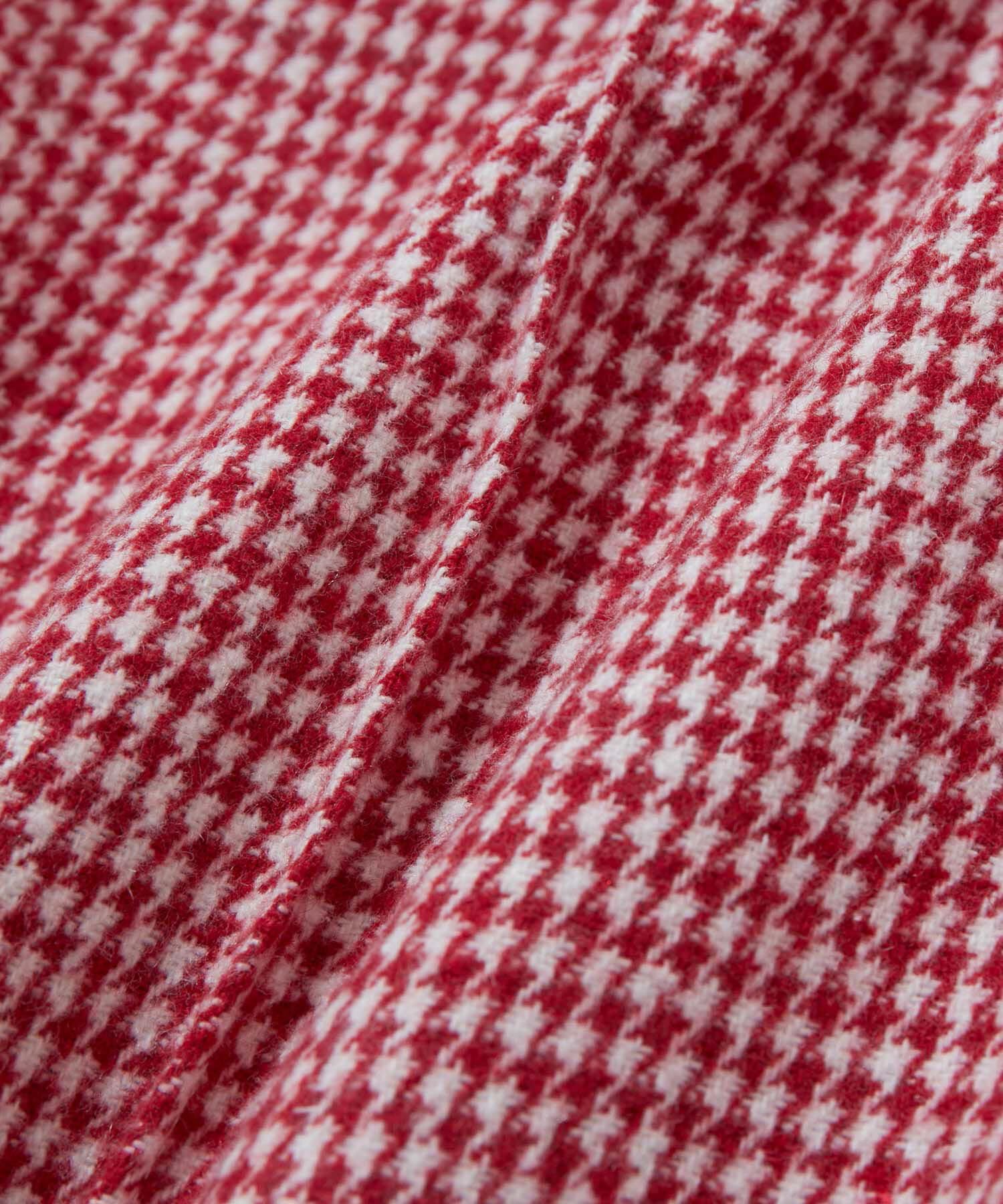 vis-a-vis「【WEB限定】裏地付きで暖か千鳥柄フレアパンツ」|スラックス|