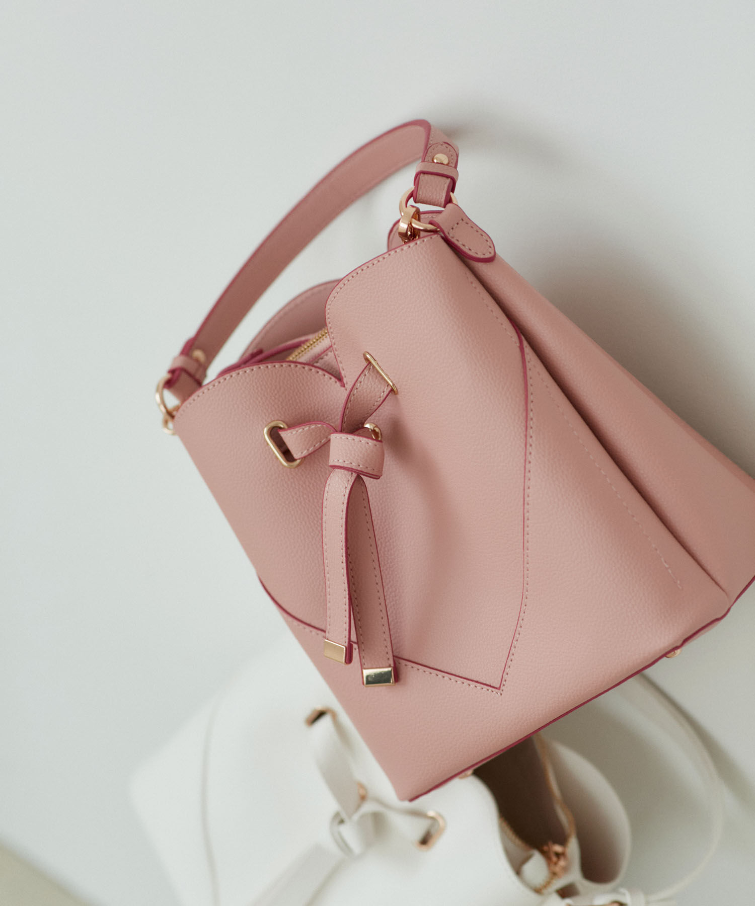 VIS「【追加生産】【2WAY】ハートカットバッグ」|ハンドバッグ|