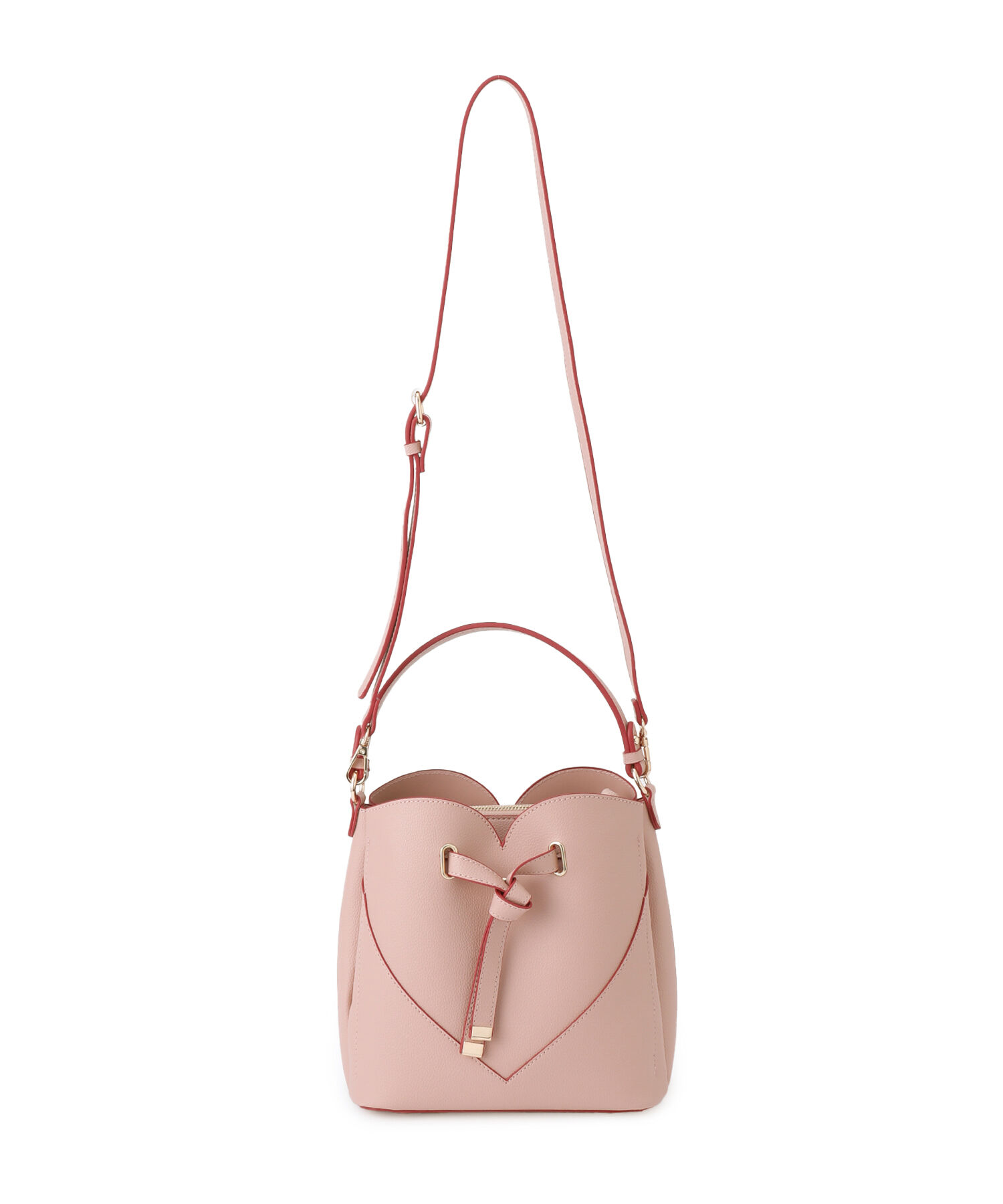 VIS「【追加生産】【2WAY】ハートカットバッグ」|ハンドバッグ|