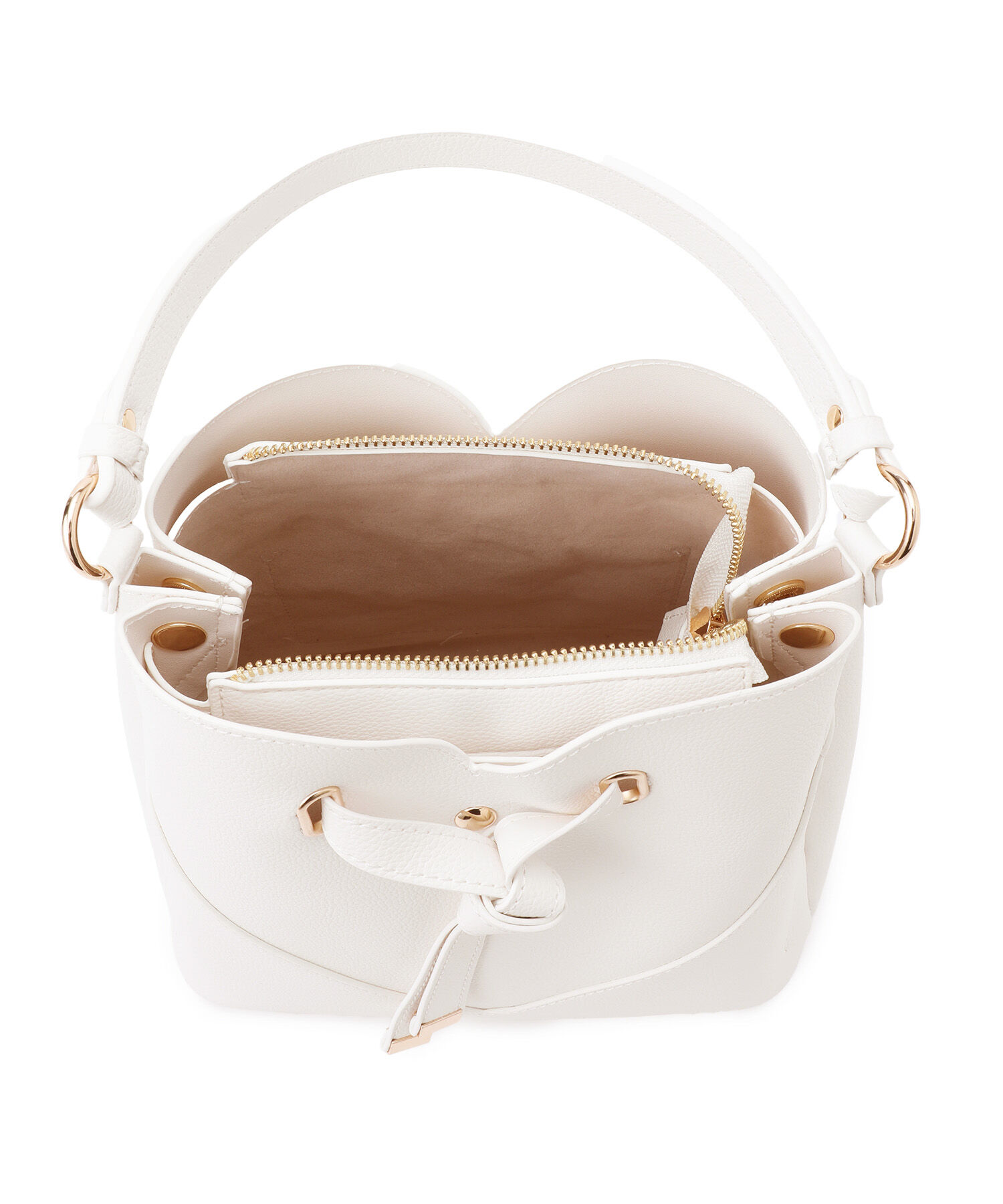 VIS「【追加生産】【2WAY】ハートカットバッグ」|ハンドバッグ|