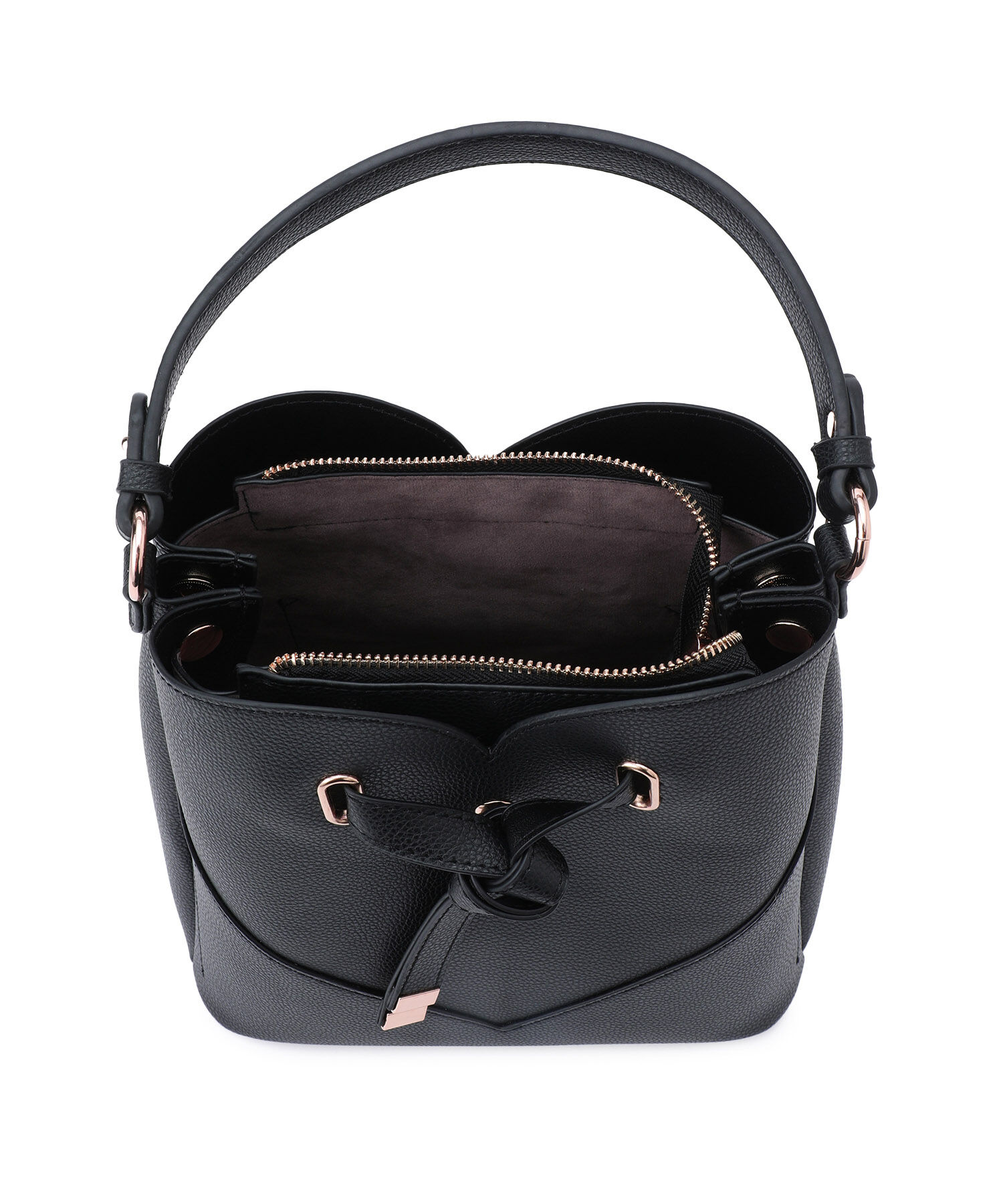 VIS「【追加生産】【2WAY】ハートカットバッグ」|ハンドバッグ|