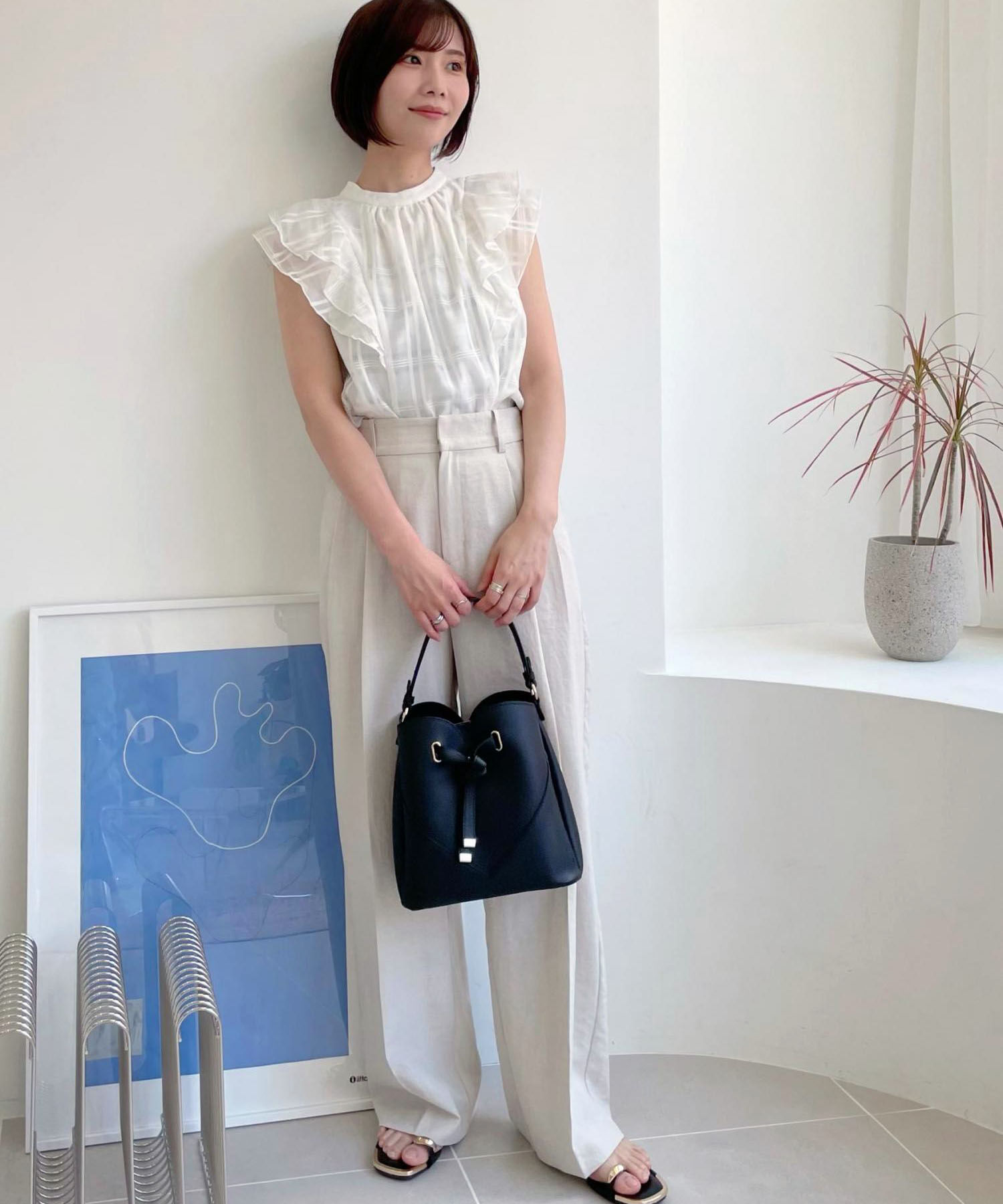 VIS「【追加生産】【2WAY】ハートカットバッグ」|ハンドバッグ|