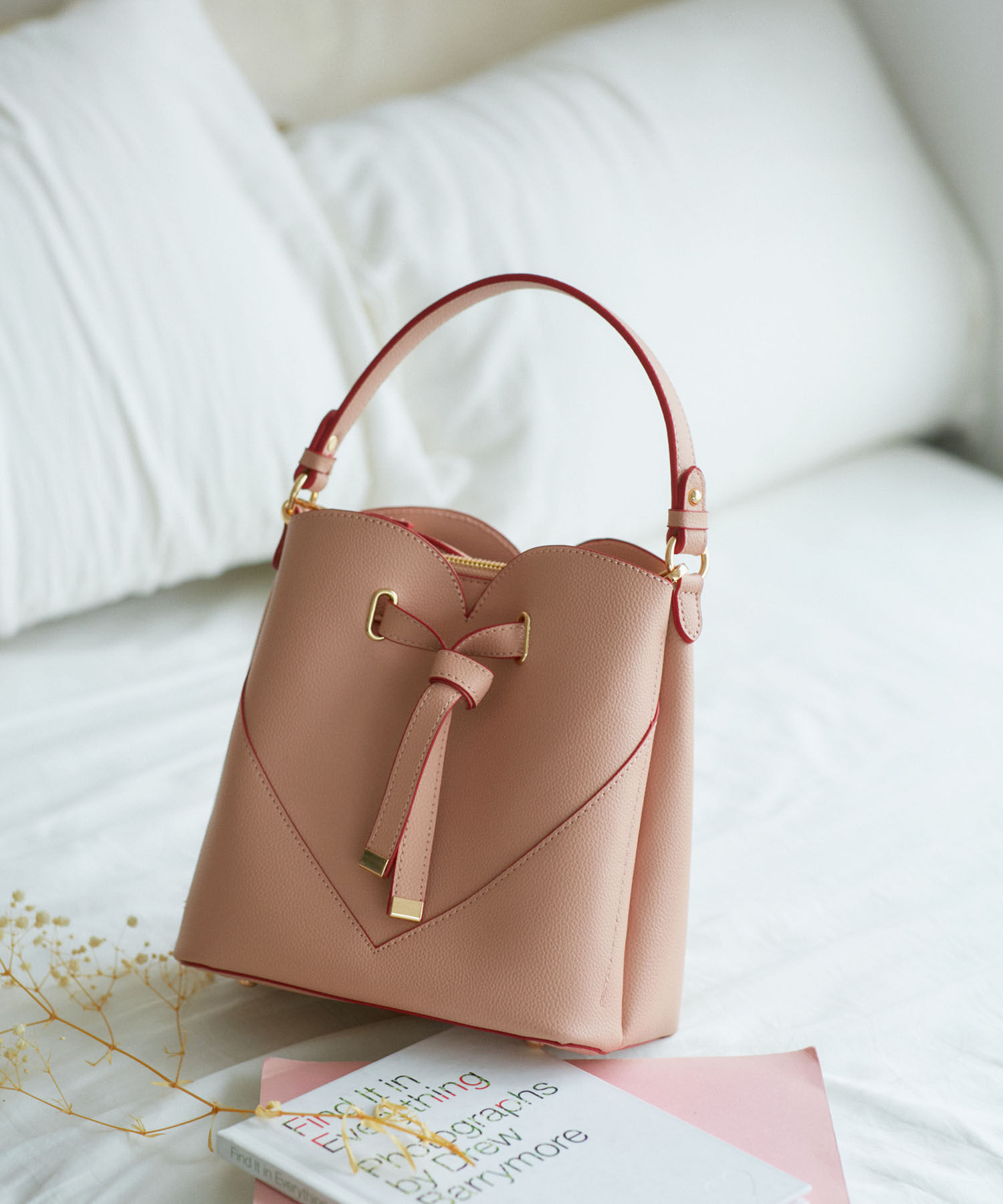 VIS「【追加生産】【2WAY】ハートカットバッグ」|ハンドバッグ|