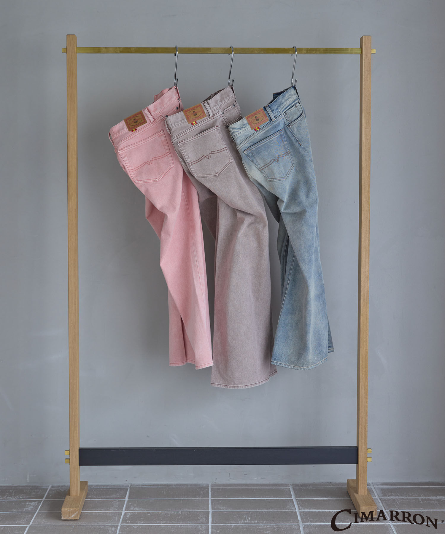 VIS「【CIMARRON】VIS別注ヴィンテージライクカラーデニム」|デニム|