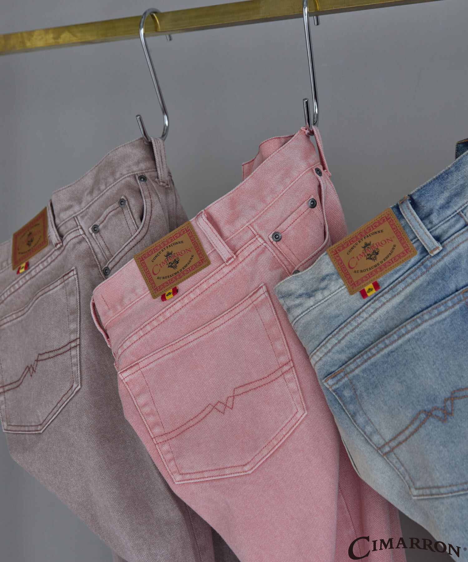 VIS「【CIMARRON】VIS別注ヴィンテージライクカラーデニム」|デニム|