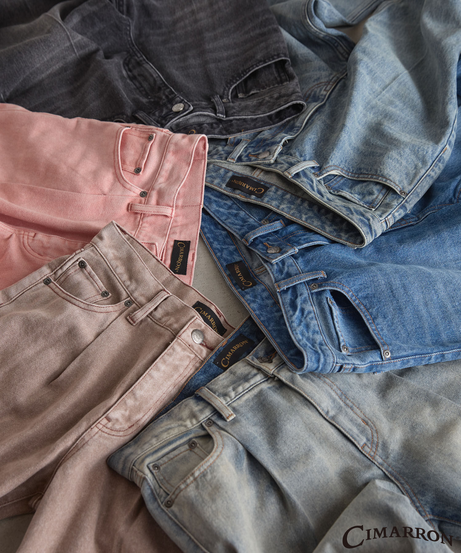 VIS「【CIMARRON】VIS別注ヴィンテージライクカラーデニム」|デニム|