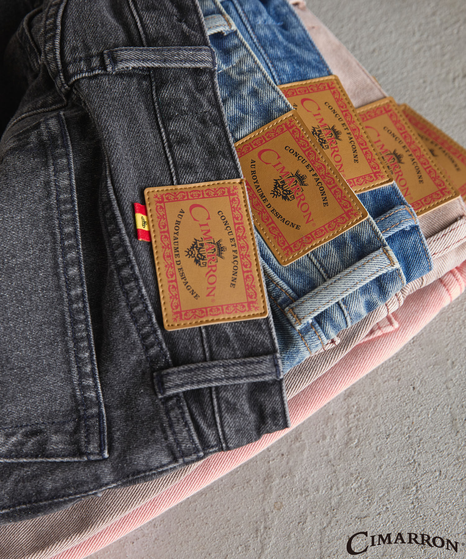 VIS「【CIMARRON】VIS別注ヴィンテージライクカラーデニム」|デニム|