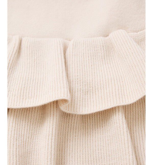 VIS「ティアードペプラムニットカーディガン」|カーディガン|