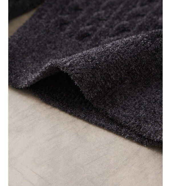 VIS「モールベロアケーブルカーディガントップス/イージーケア」|カーディガン|