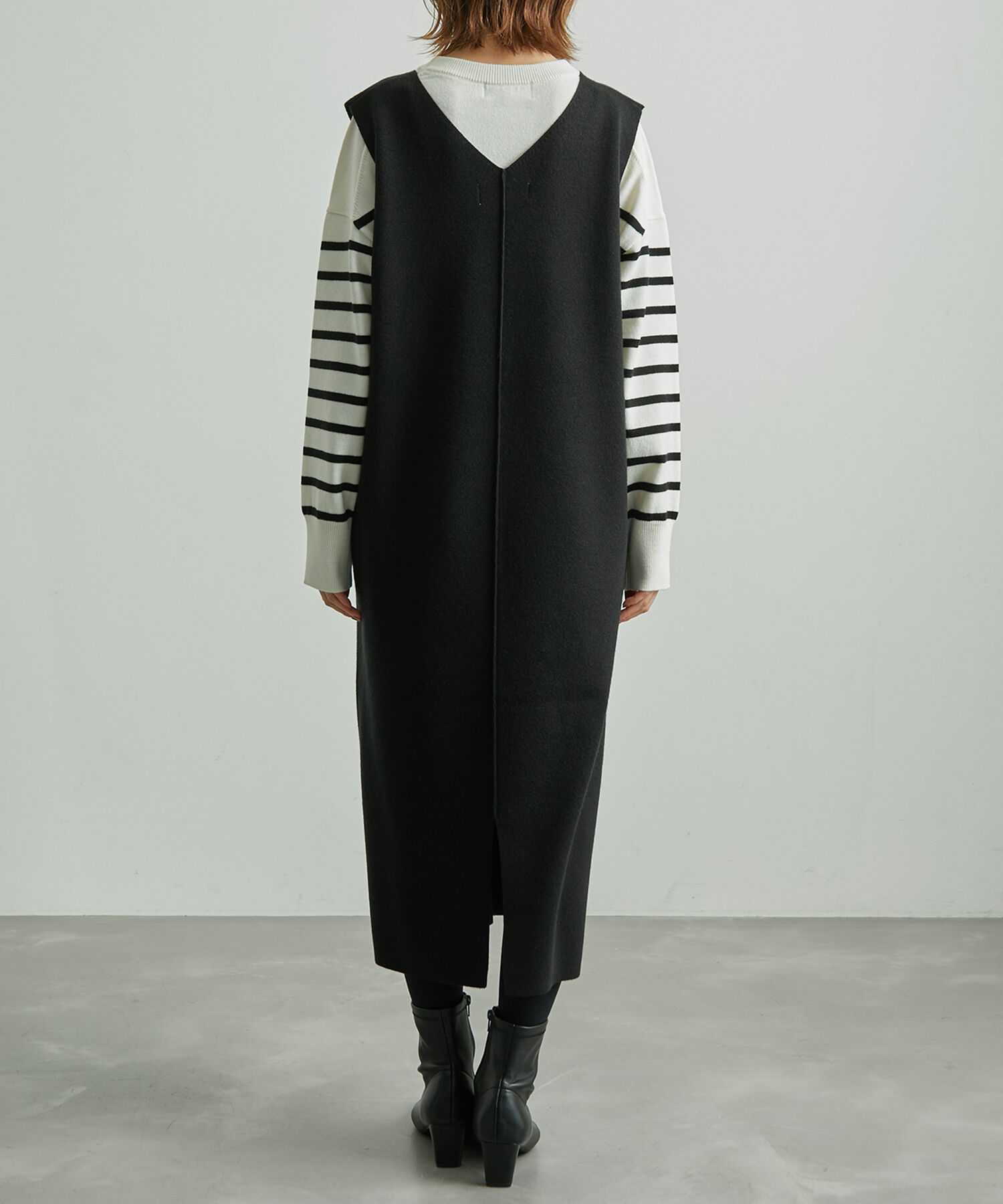 Rope&rsquo;Picnic「アンチピリングニットジャンパースカート」|ジャンパースカート|