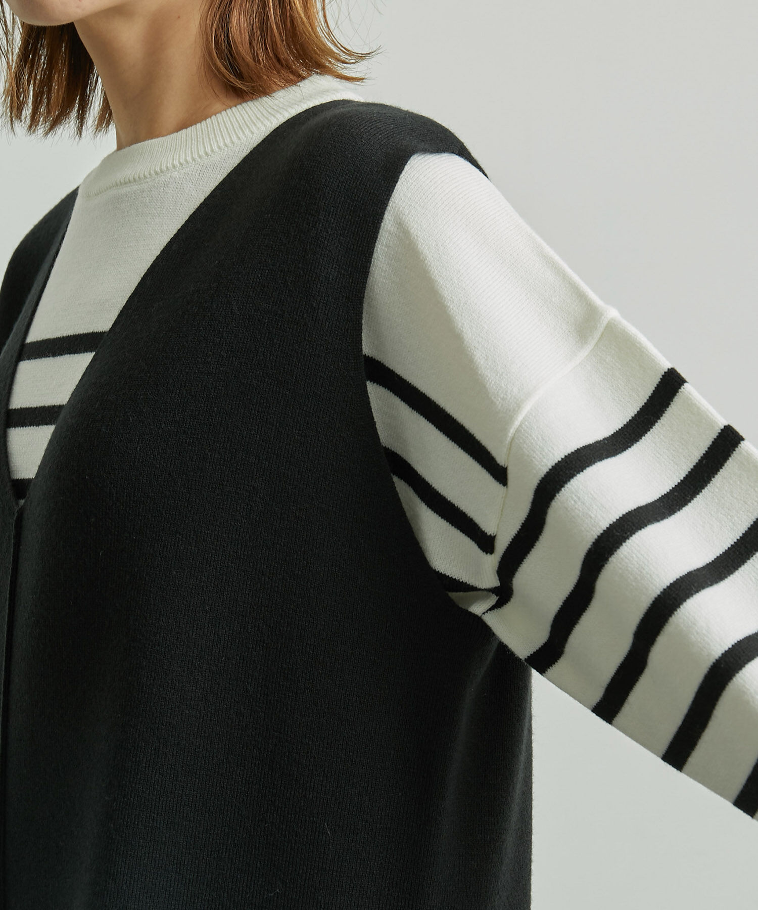 Rope&rsquo;Picnic「アンチピリングニットジャンパースカート」|ジャンパースカート|