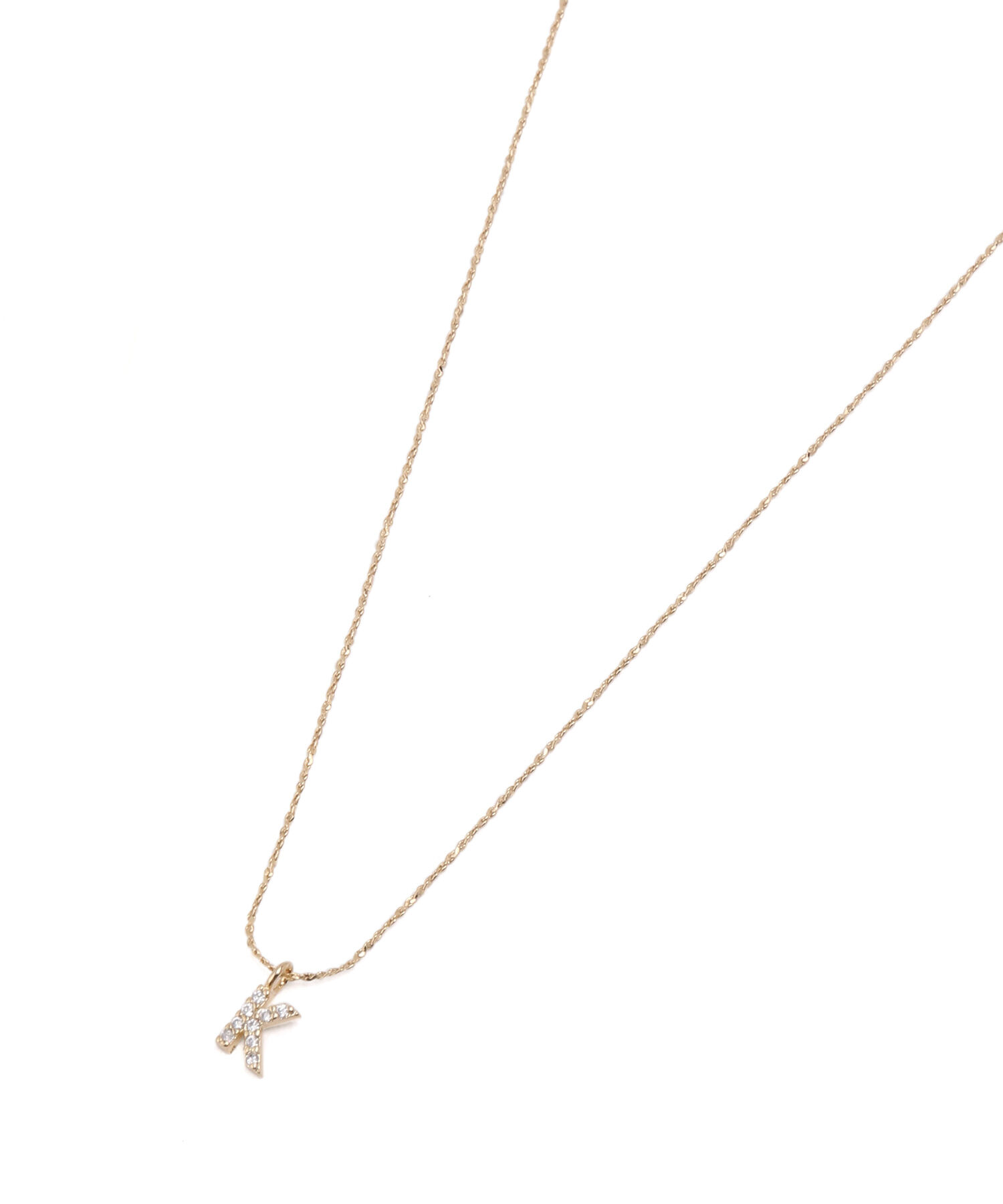 ROPE PICNIC PASSAGE「イニシャルモチーフプチペンダント」|ネックレス|