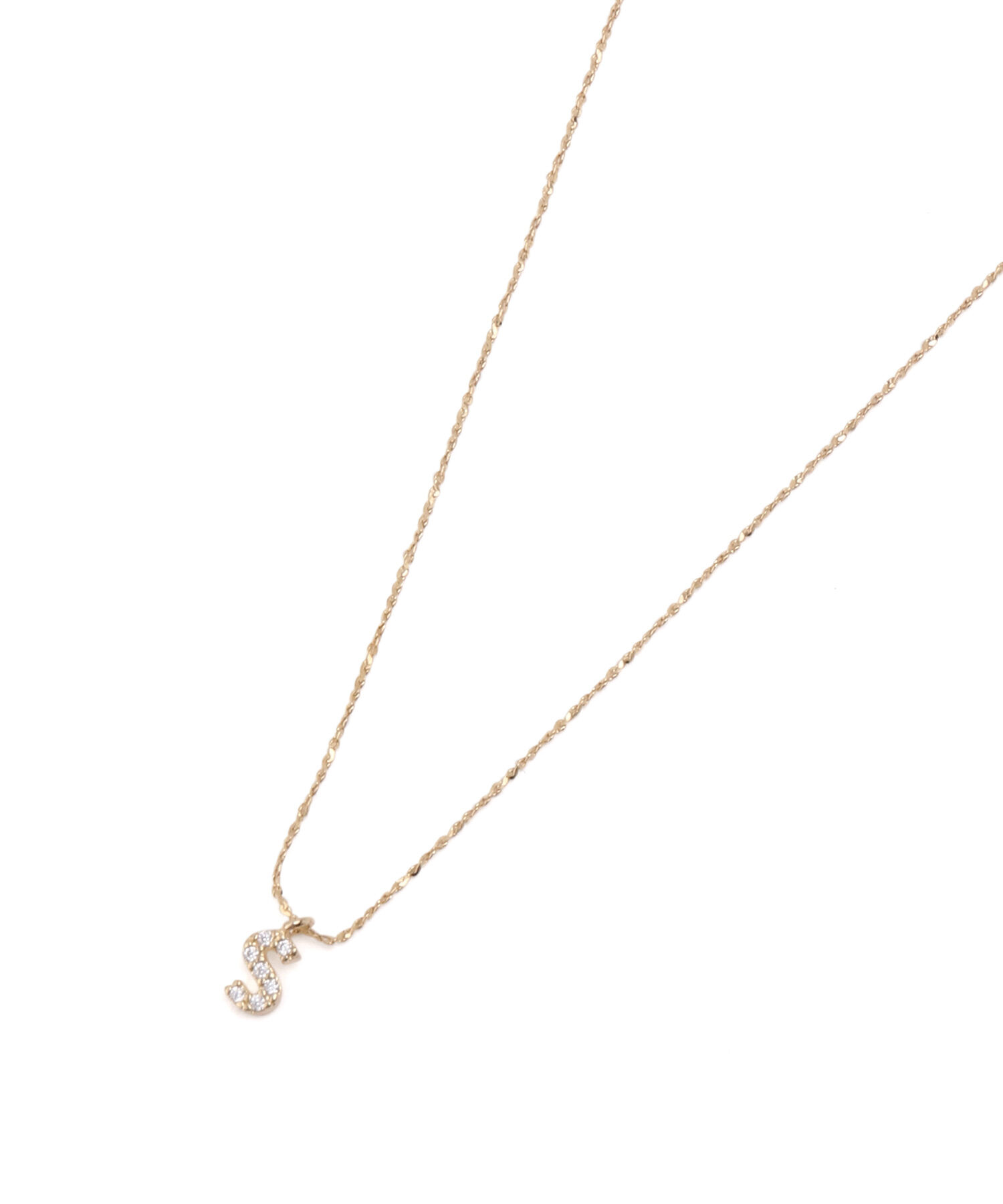 ROPE PICNIC PASSAGE「イニシャルモチーフプチペンダント」|ネックレス|