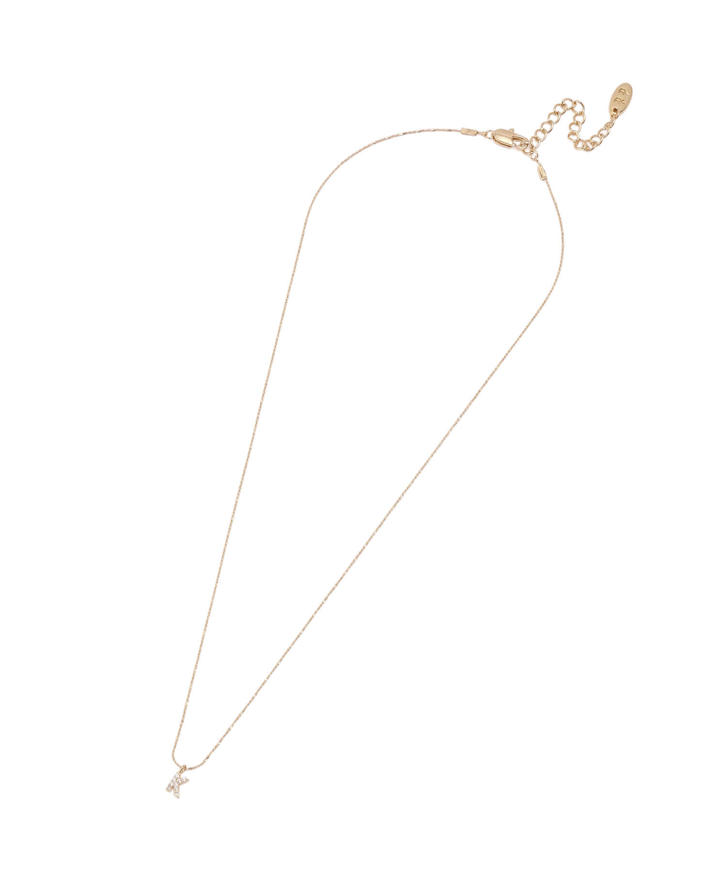 ROPE PICNIC PASSAGE「イニシャルモチーフプチペンダント」|ネックレス|