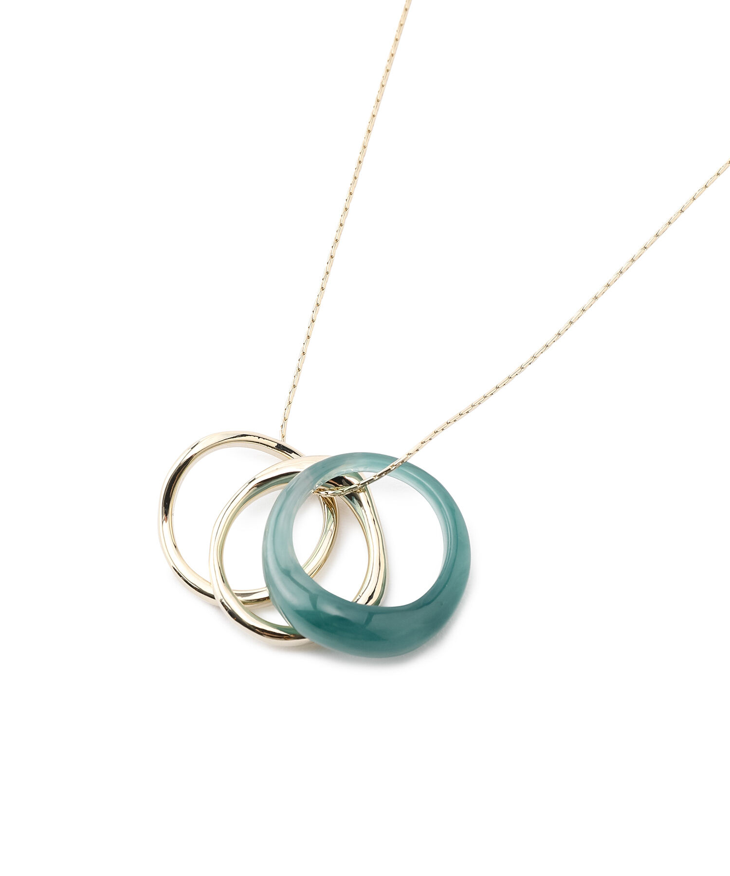 ROPE PICNIC PASSAGE「マーブルリングトップペンダント」|ネックレス|