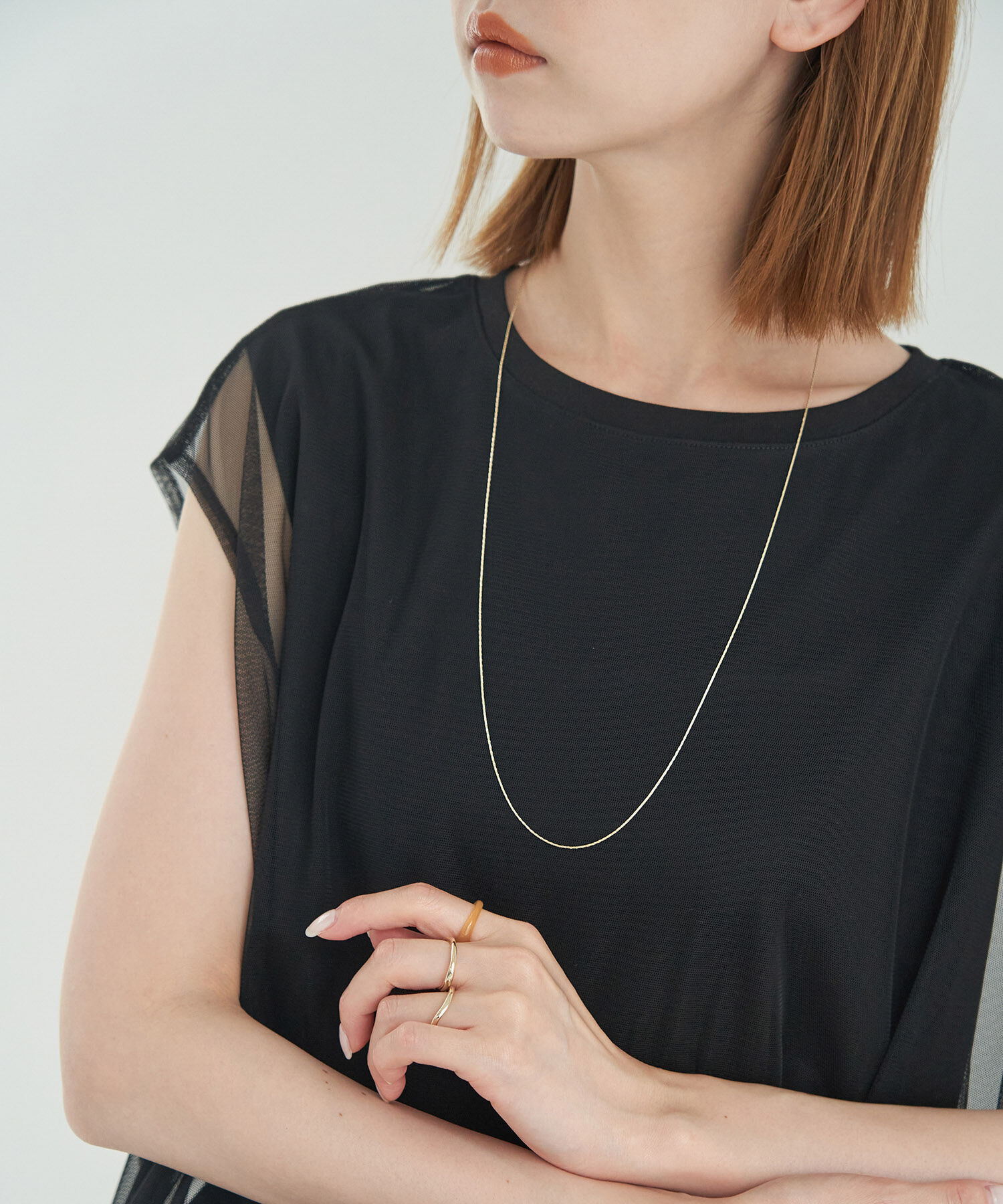 ROPE PICNIC PASSAGE「マーブルリングトップペンダント」|ネックレス|