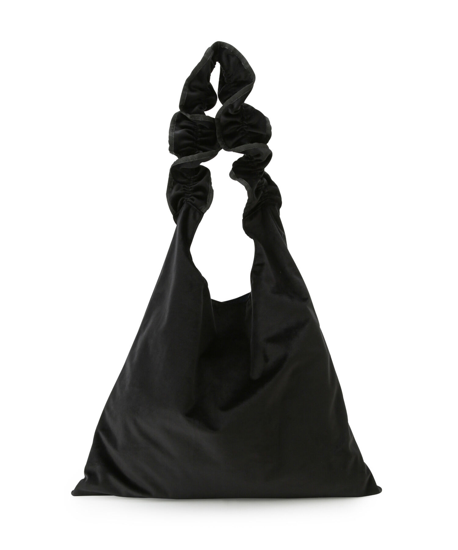 ROPE PICNIC PASSAGE「【WEB限定カラー:グリーン】A4対応/2WAYフリルベロアワンショルダーバッグ」|ショルダー・メッセンジャー|