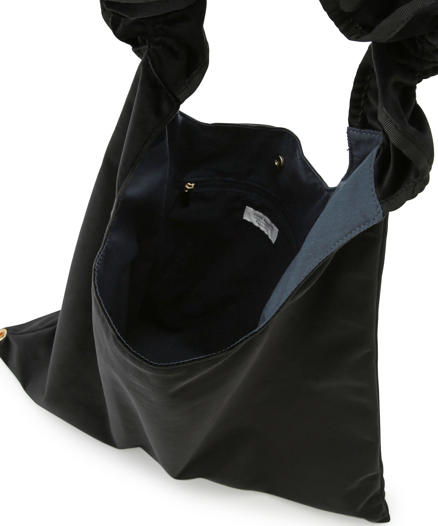 ROPE PICNIC PASSAGE「【WEB限定カラー:グリーン】A4対応/2WAYフリルベロアワンショルダーバッグ」|ショルダー・メッセンジャー|