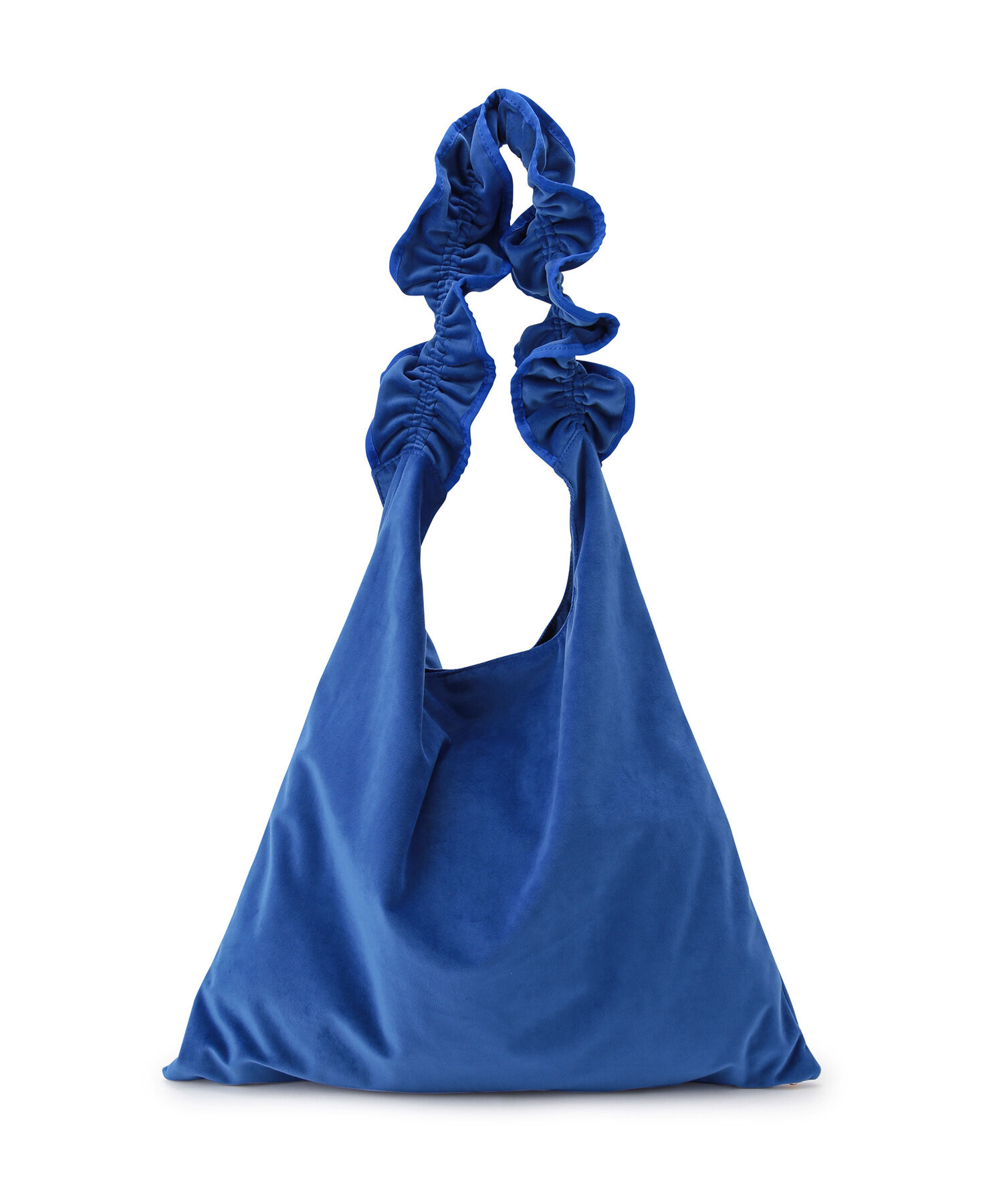 ROPE PICNIC PASSAGE「【WEB限定カラー:グリーン】A4対応/2WAYフリルベロアワンショルダーバッグ」|ショルダー・メッセンジャー|