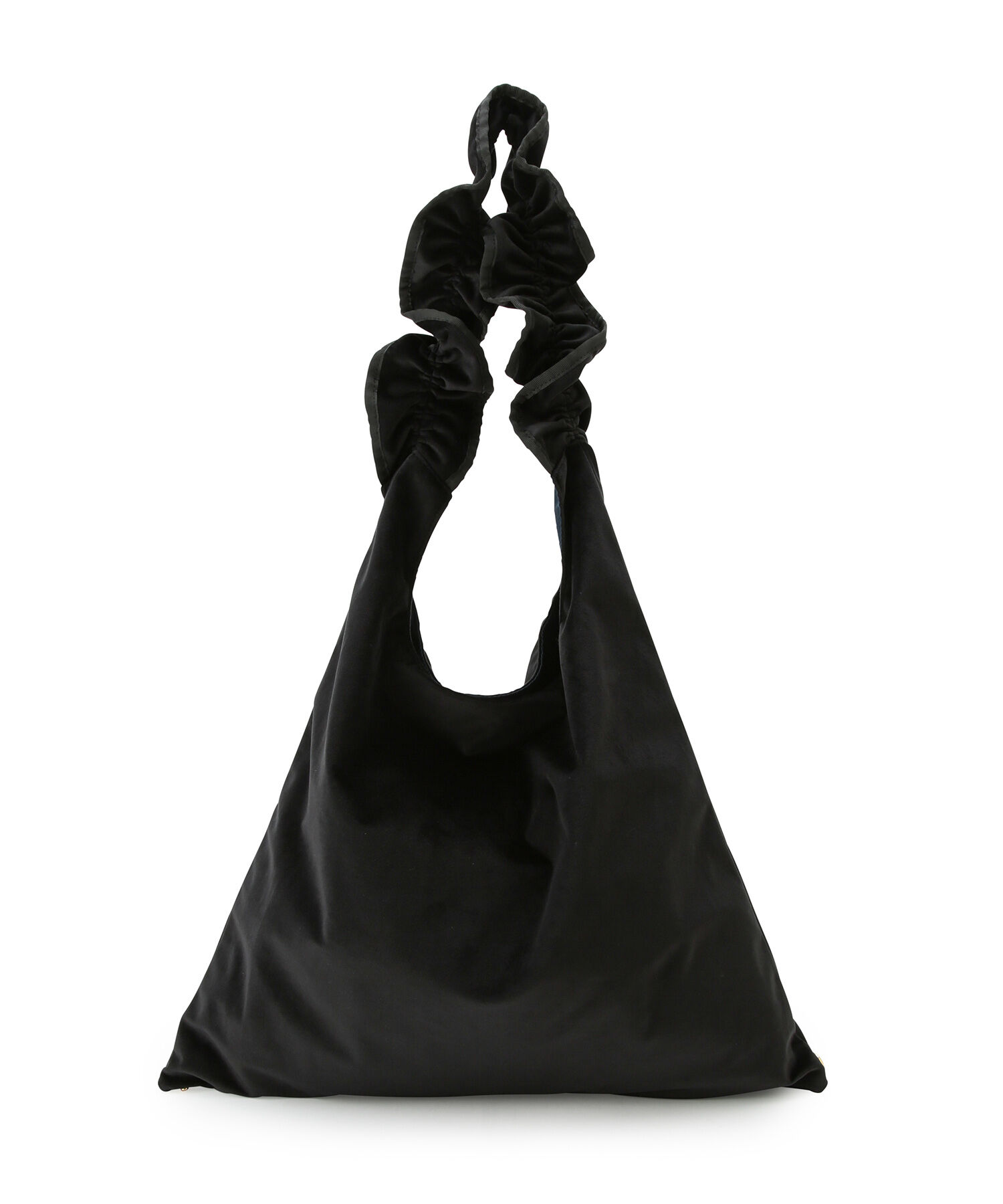 ROPE PICNIC PASSAGE「【WEB限定カラー:グリーン】A4対応/2WAYフリルベロアワンショルダーバッグ」|ショルダー・メッセンジャー|