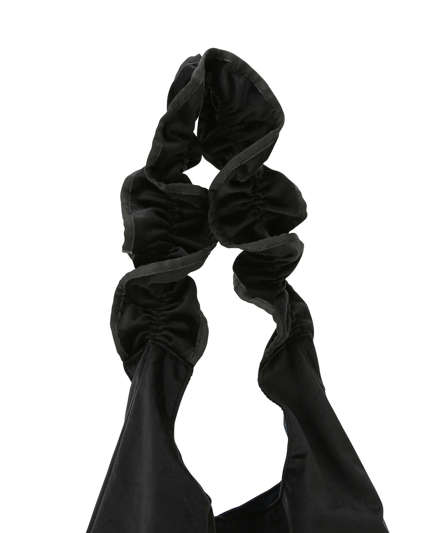 ROPE PICNIC PASSAGE「【WEB限定カラー:グリーン】A4対応/2WAYフリルベロアワンショルダーバッグ」|ショルダー・メッセンジャー|