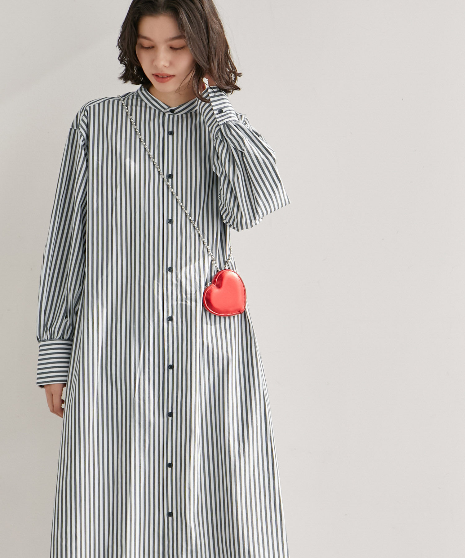 Rope&rsquo;Picnic「【一部店舗限定】ストライプシャツワンピース」|その他|