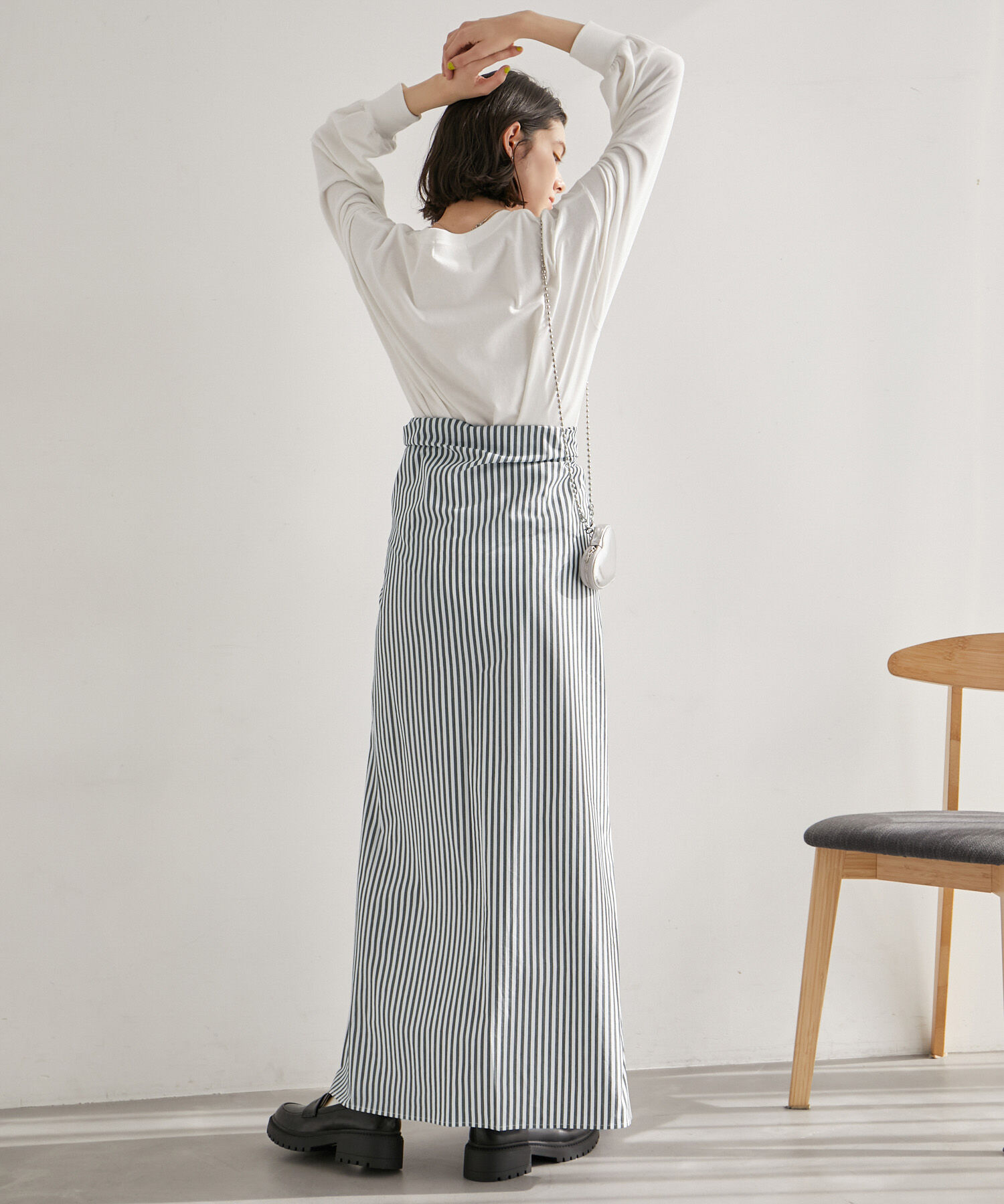 Rope&rsquo;Picnic「【一部店舗限定】ストライプシャツワンピース」|その他|