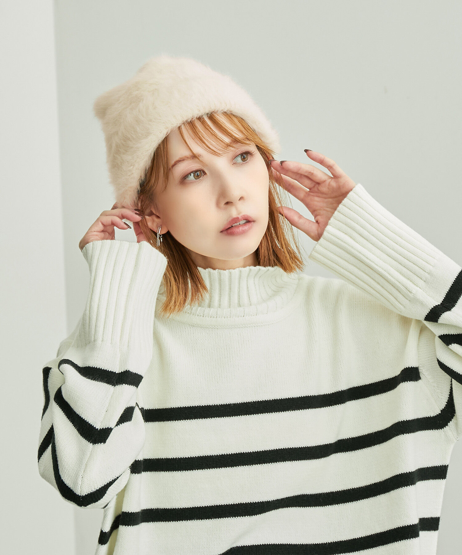 ROPE PICNIC PASSAGE「シャギーニットワッチ」|ニット帽|キナリ(16)