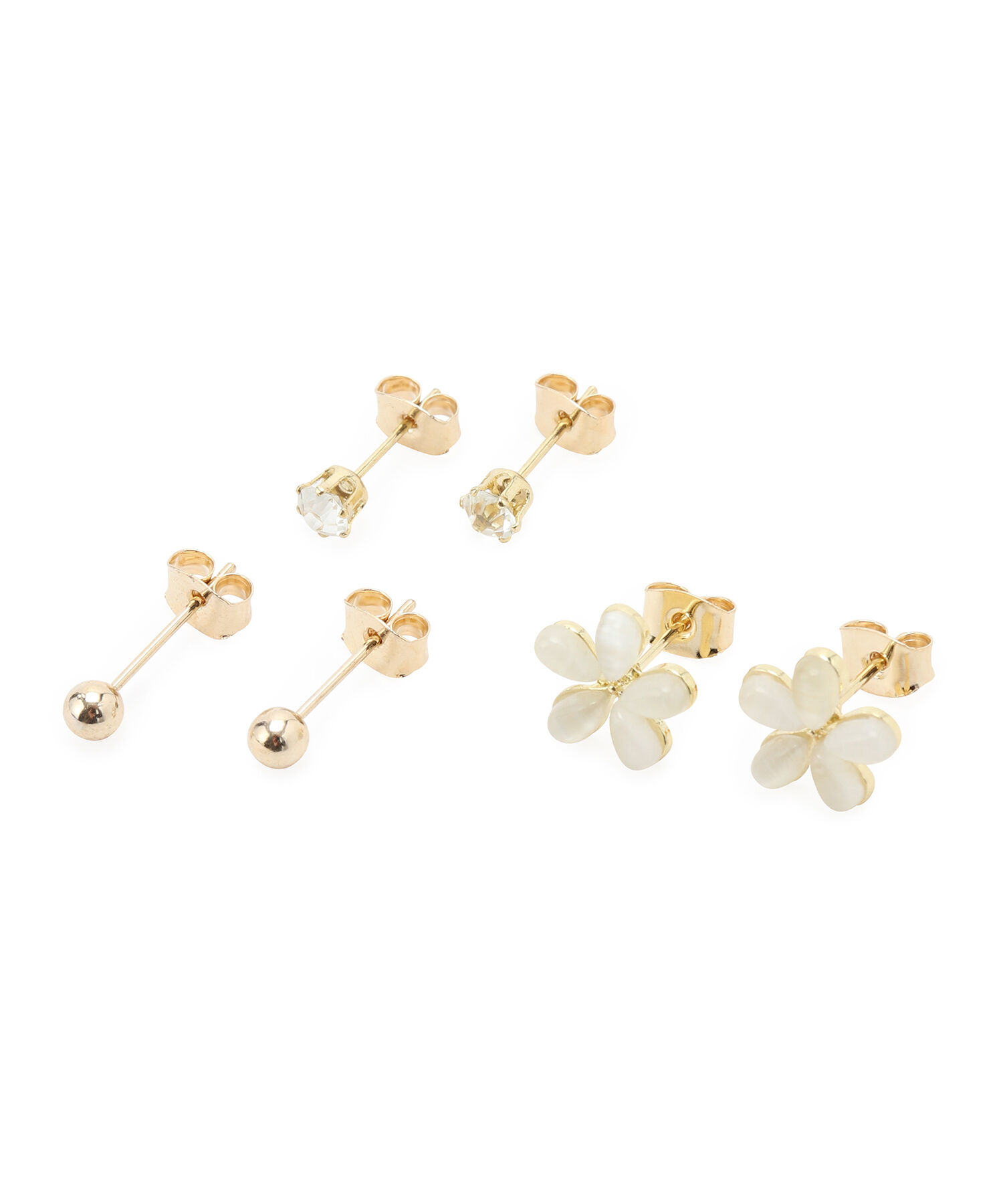 ROPE PICNIC PASSAGE「マーブルフラワーピアスセット」|ピアス|