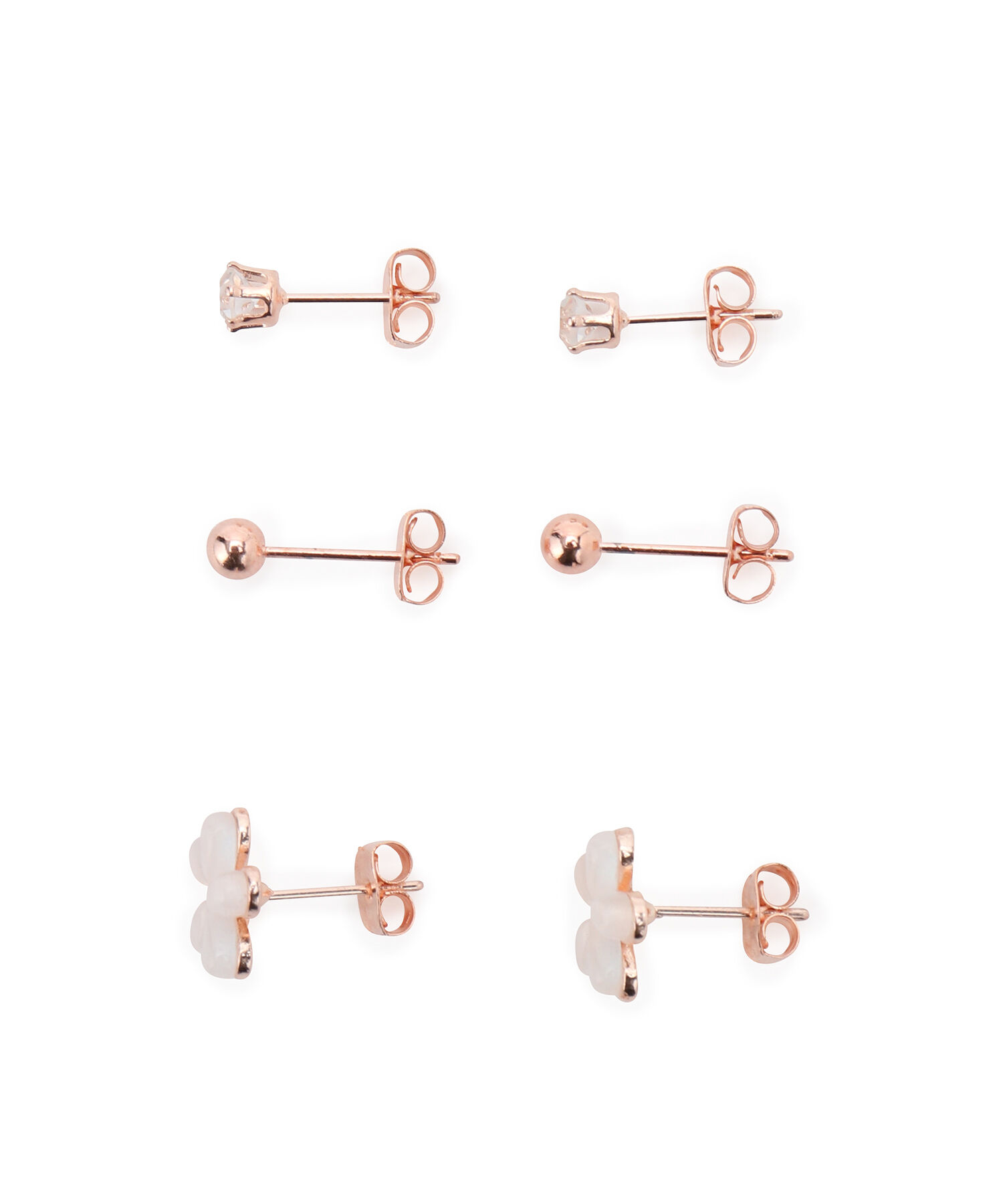 ROPE PICNIC PASSAGE「マーブルフラワーピアスセット」|ピアス|