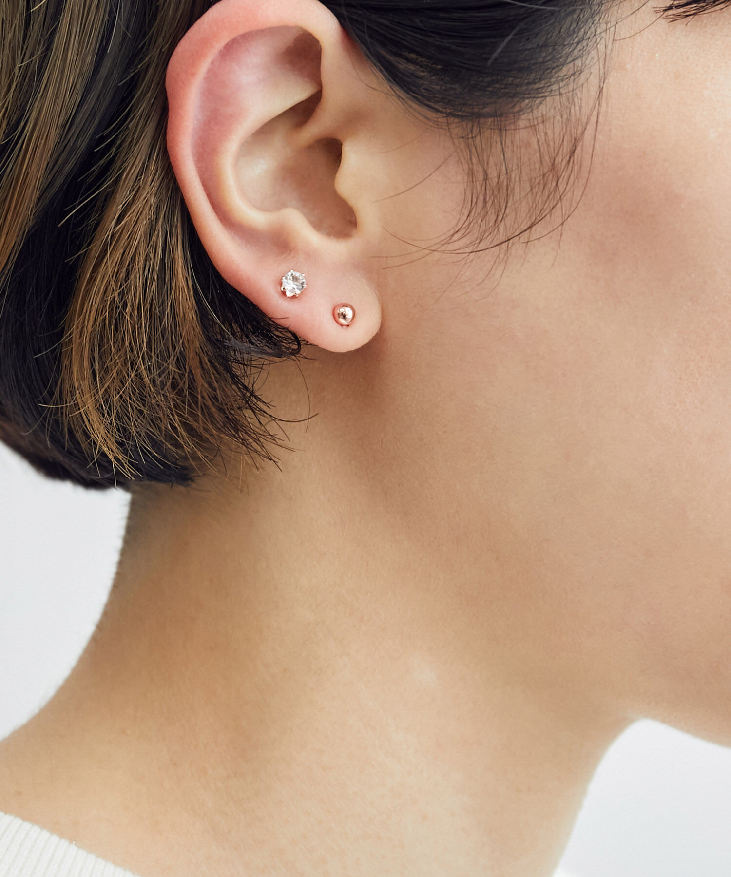 ROPE PICNIC PASSAGE「マーブルフラワーピアスセット」|ピアス|