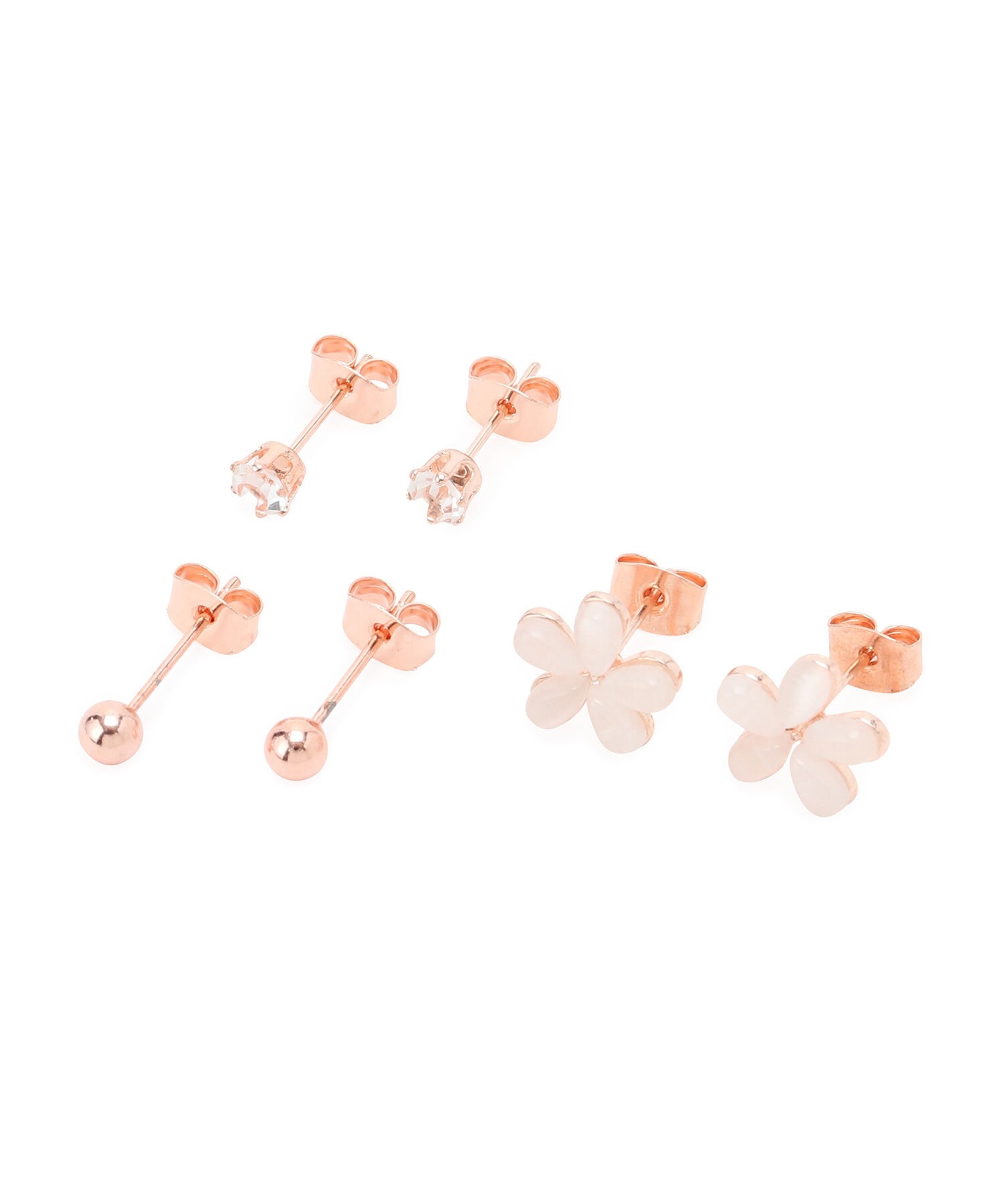 ROPE PICNIC PASSAGE「マーブルフラワーピアスセット」|ピアス|