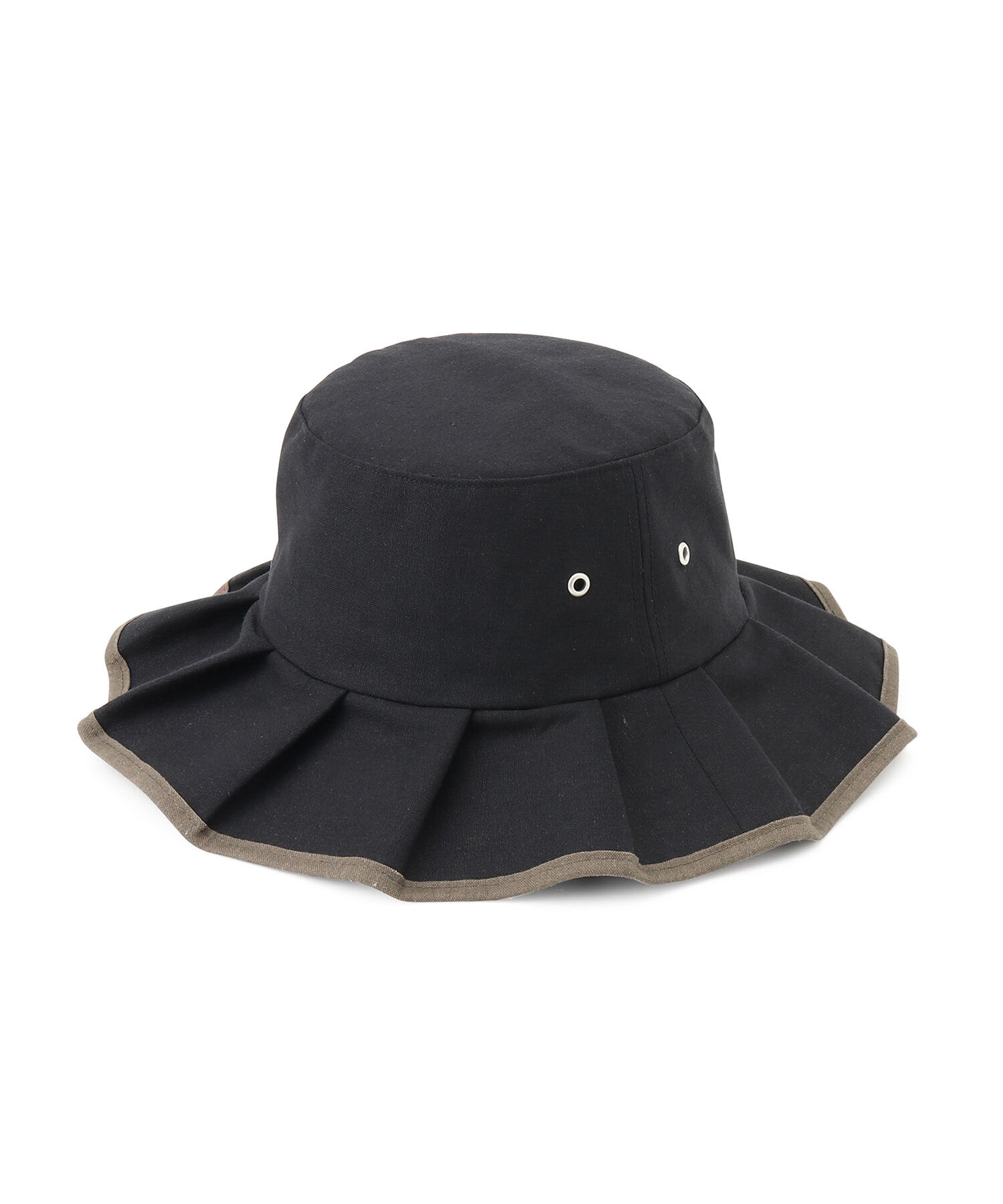 ROPE PICNIC PASSAGE「遮光麻混プリーツハット」|ハット|