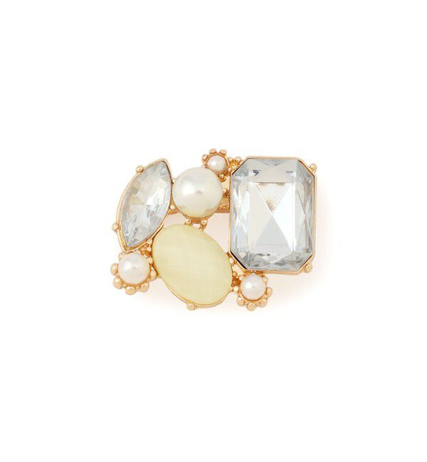 ROPE PICNIC PASSAGE「アソートビジューブローチ」|ブローチ・コサージュ|