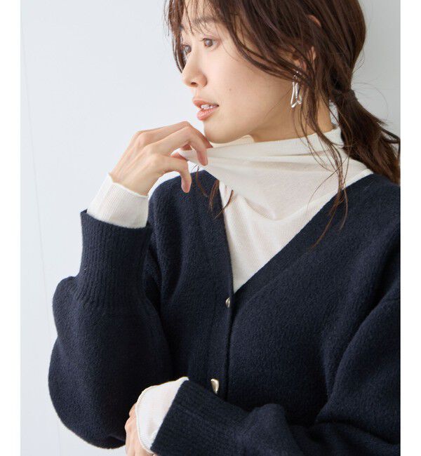 Rope&rsquo;Picnic「ラメシアーリブタートルトップス」|Tシャツ・カットソー|