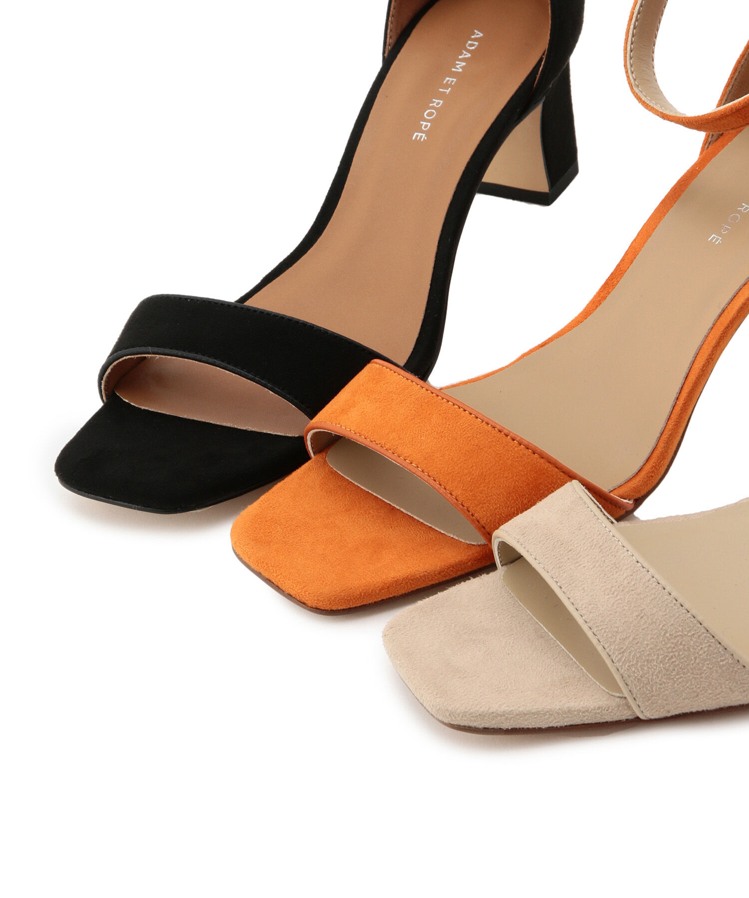 ADAM ET ROPE'「【WEB限定】アンクルストラップサンダル」|サンダル|